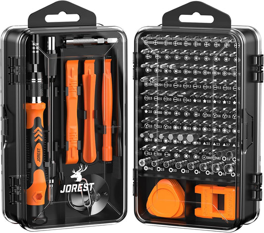 JOREST 117 in 1 Precision Screwdriver Set, Tool Gifts for Men, Mini Repair Tool Kit with Torx Triwing Bits, Repair for Computer, Macbook, Laptop, PC, RC, PS5, iphone, Electronics, XBOX, Glasses
