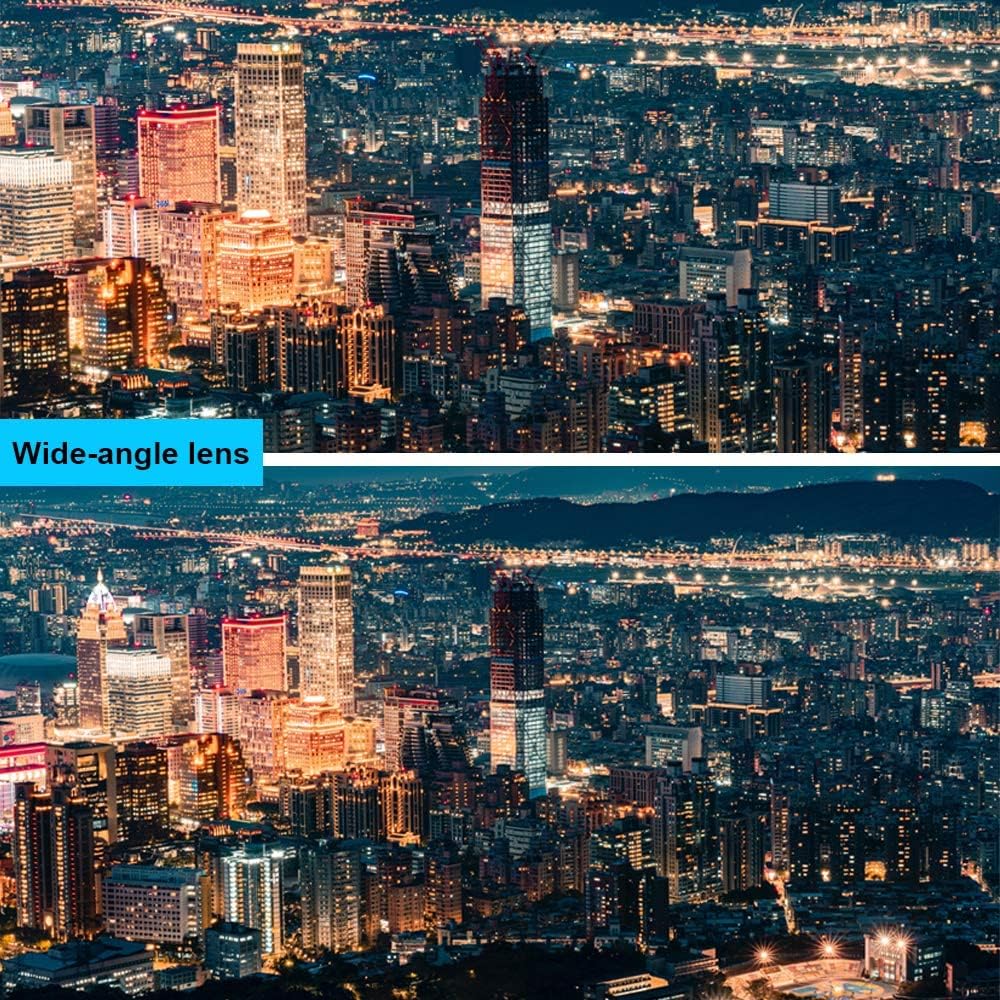 Silver 3 in 1 Cell Phone Camera Lens Kit Wide Angle Macro Fisheye Lens Universal for Smart Phones iPhone Samsung Android(Silver)