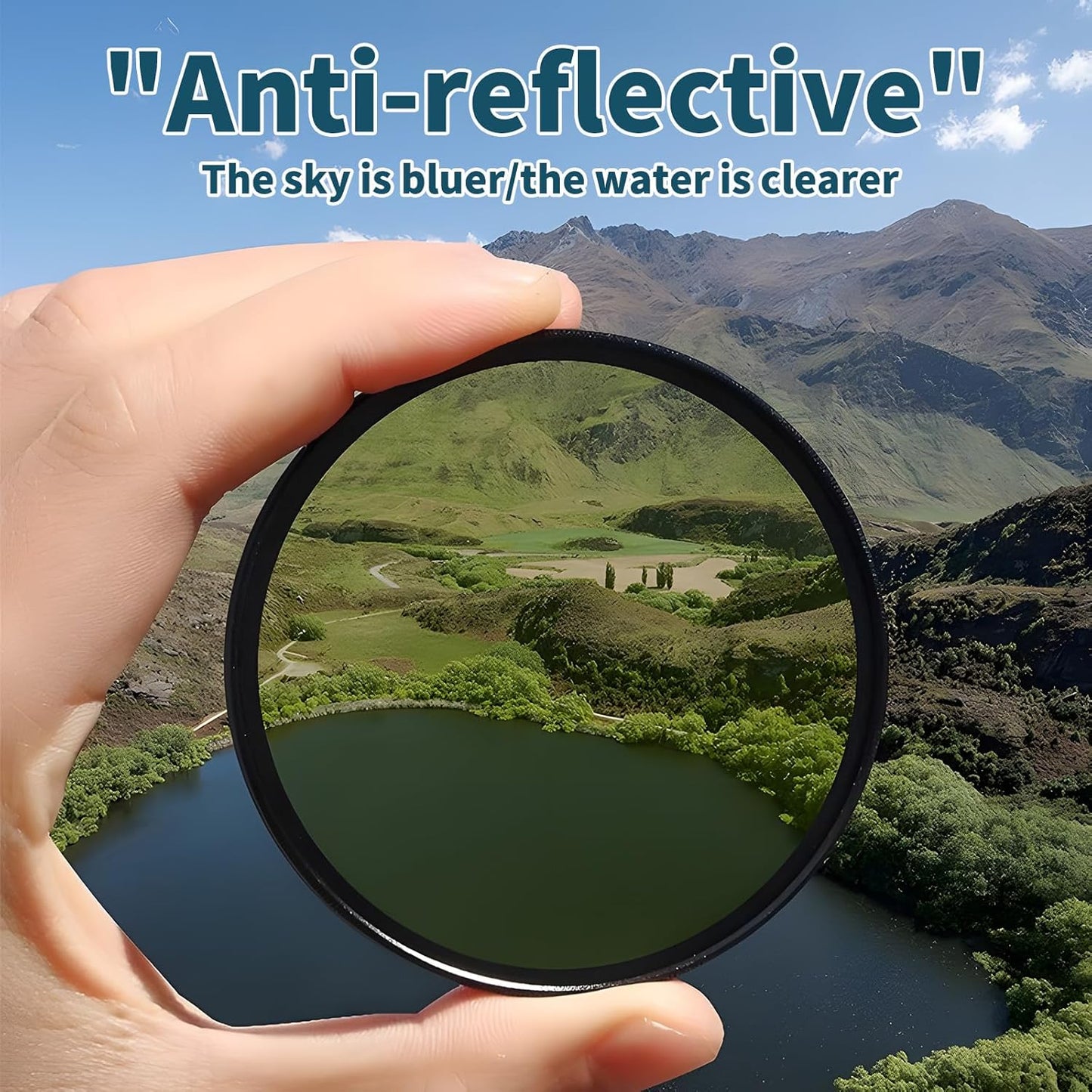 52mm Clip-on CPL Phone Camera Lens Filter, Polarized Camera Lens CPL Filter for iPhone 16 15 Pro Max Plus 14 13 Pro Max Mini 12 11 X XS Galaxy