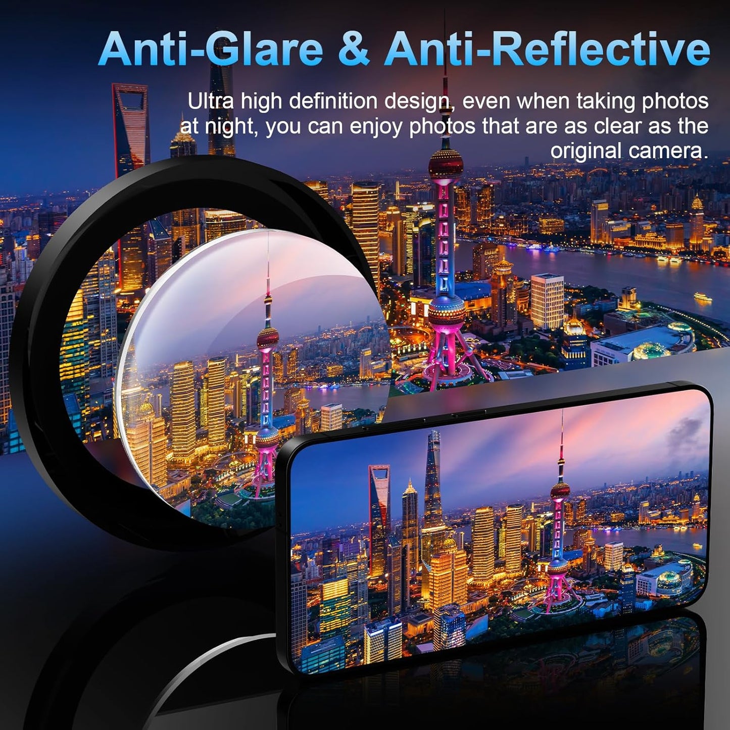 Korecase for Galaxy S25 Edge Camera Lens Protector, 9H Tempered Glass Anti Scratch Camera Screen Protector Shockproof Film Shcokproof Metal Ring Lens Protecor for Samsung S25 Edge,Colorful