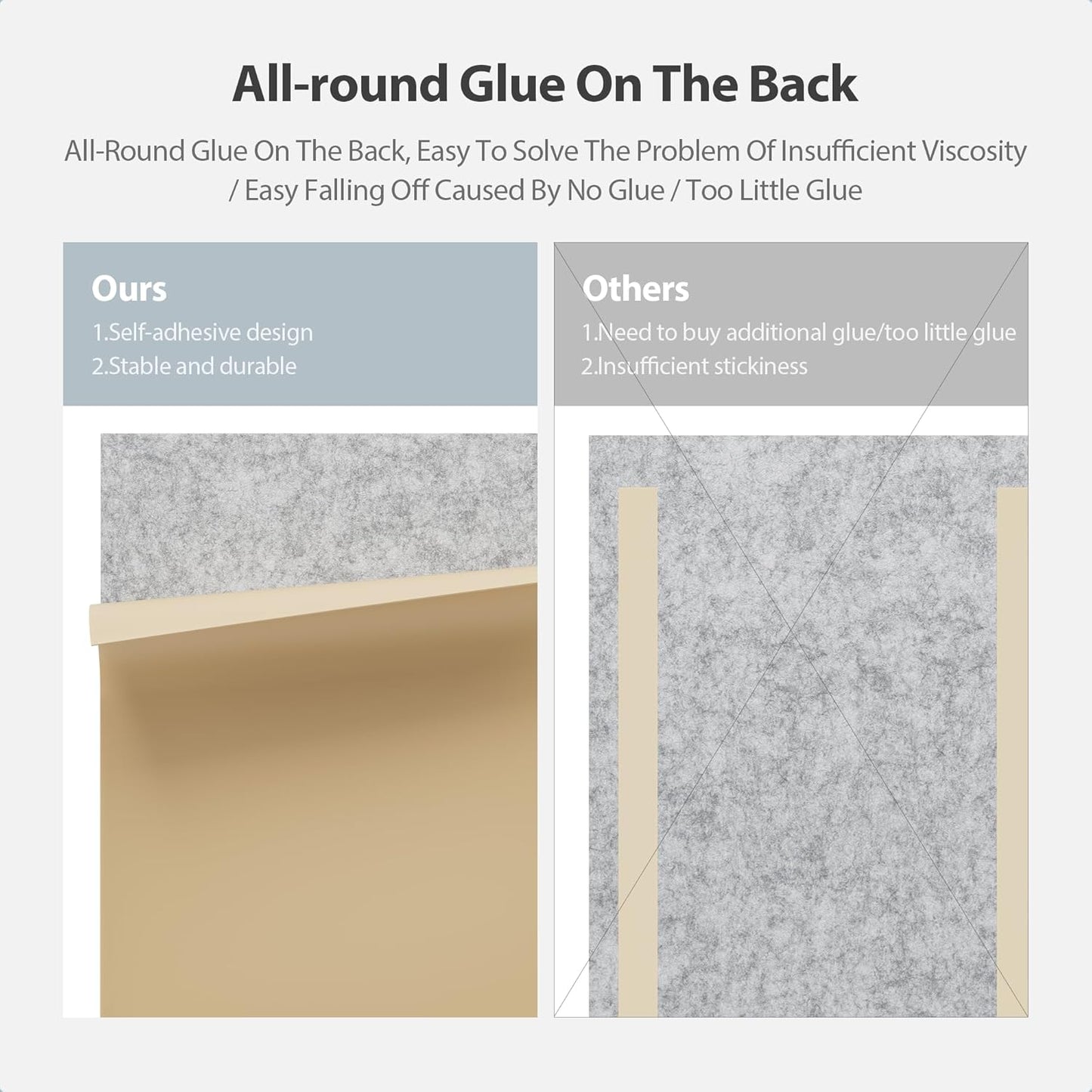 12 Pack Acoustic Panels Self Adhesive Sound Proof Foam, High Density Sound Acoustic Panel, 16X12X0.4 Inch 4:3 Rectangle Panels in Home, Office, Reccording Room, Studio,more(Silver Gray)