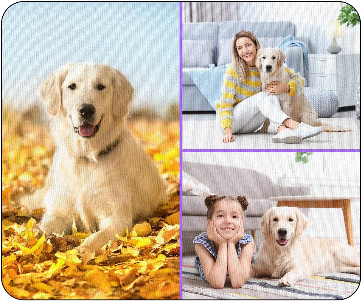 Custom Mouse Pad, Personalized Mouse Pad with Photo & Text, Neoprene Mouse Mat for Laptop Computer Office Desk, Mousepad Small with Anti-Slip Rubber Base