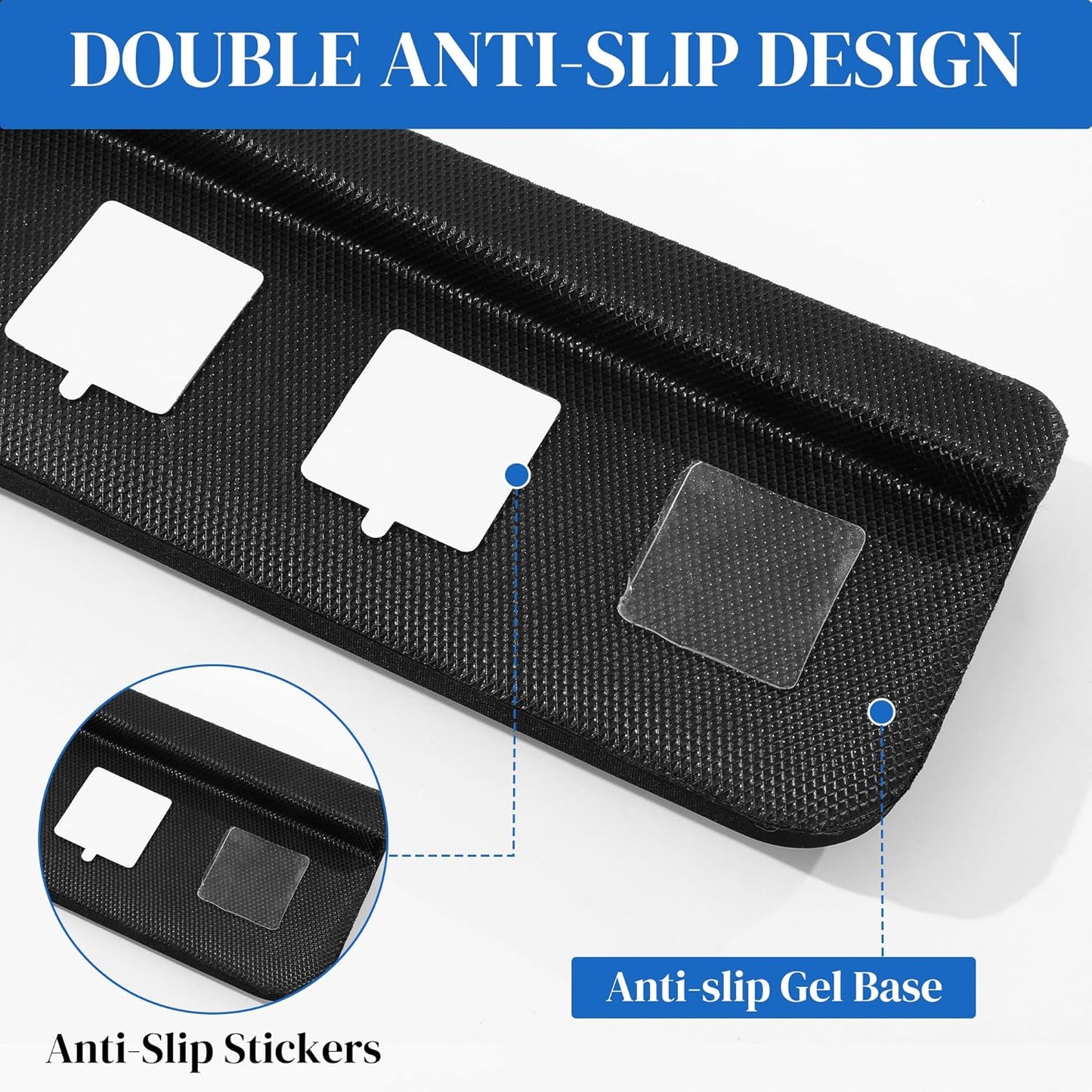 MABOZOO L-Shaped Desk Wrist Elbow Rests, 2PCS Memory Foam Elbow Support Padding with Non-Slip Bottom, Ergonomic Wrist Cushions for Table or Desk Edge