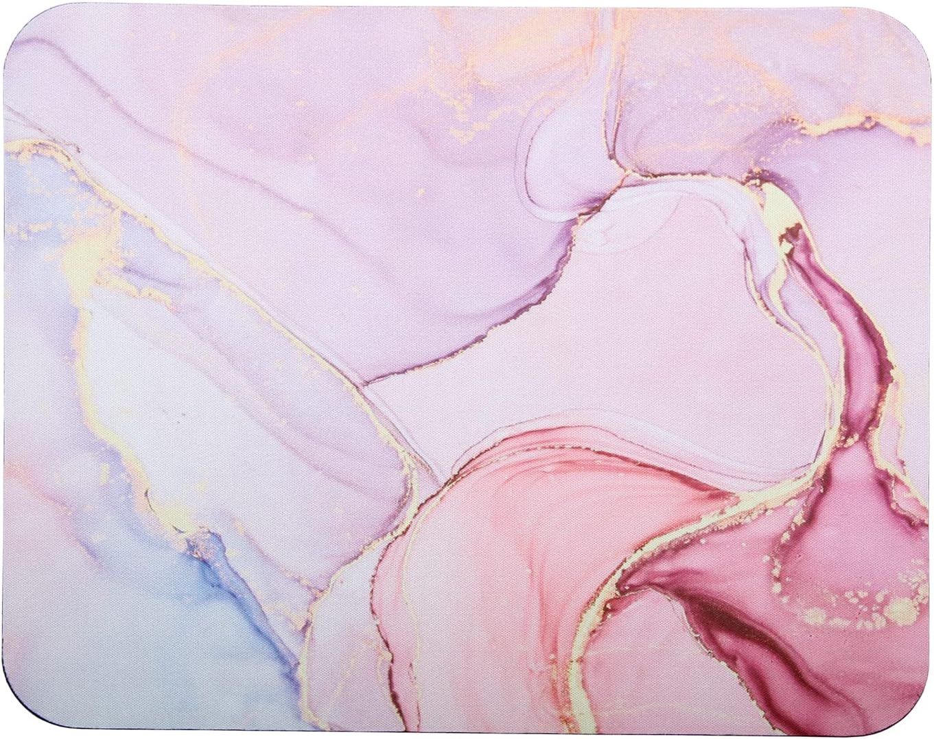 Mouse Pad, Gaming Mouse Pad, Non-Slip Rubber Base Mouse Mat with Designs for Laptop, Computer & Office, 9.5 x 7.9 x 0.12 inches (Marble 9)