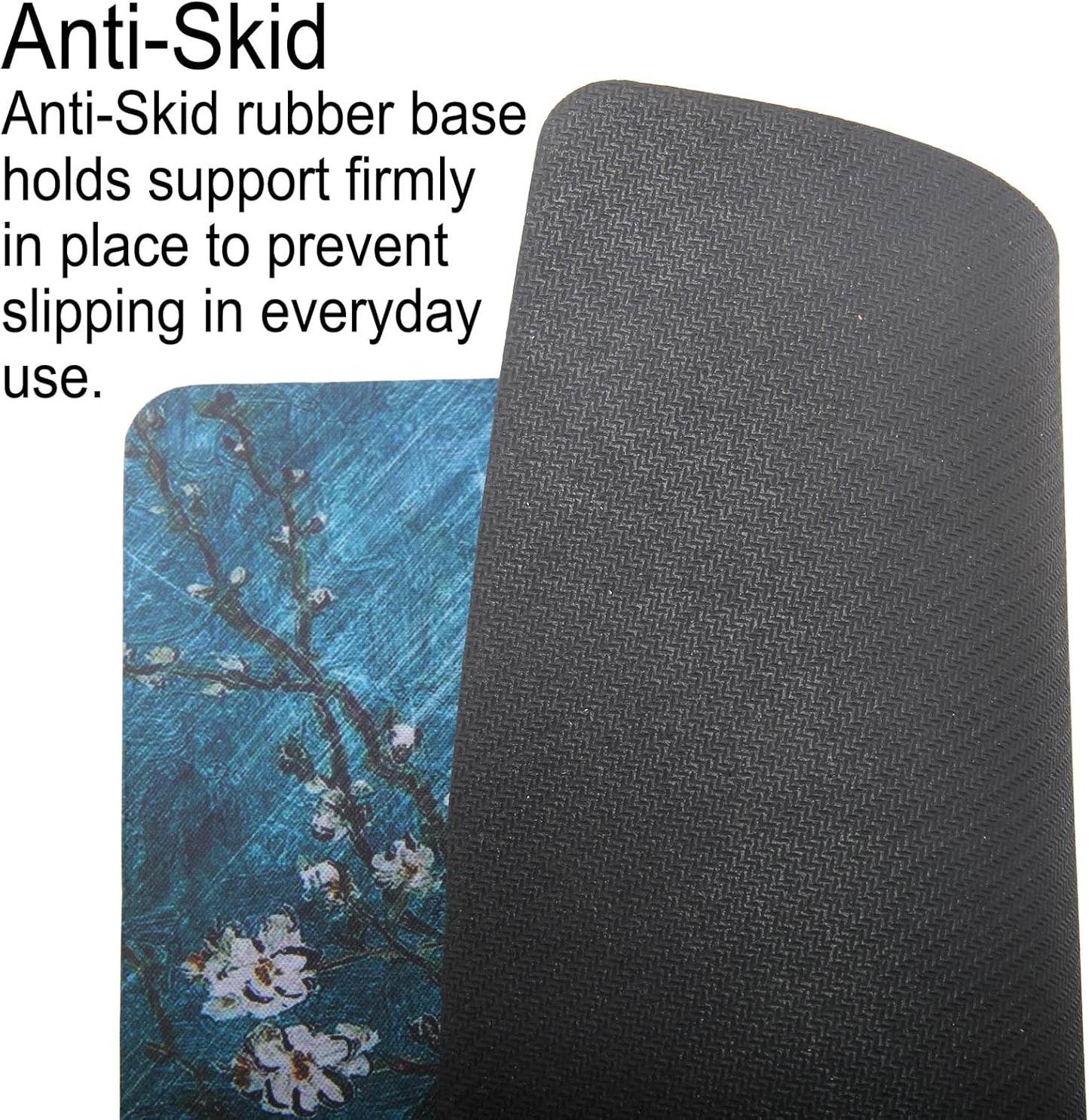 Mouse Pad, Gaming Mouse Pad, Non-Slip Rubber Base Mouse Mat with Designs for Laptop, Computer & Office, 9.5 x 7.9 x 0.12 inches (Van Gogh Flower)