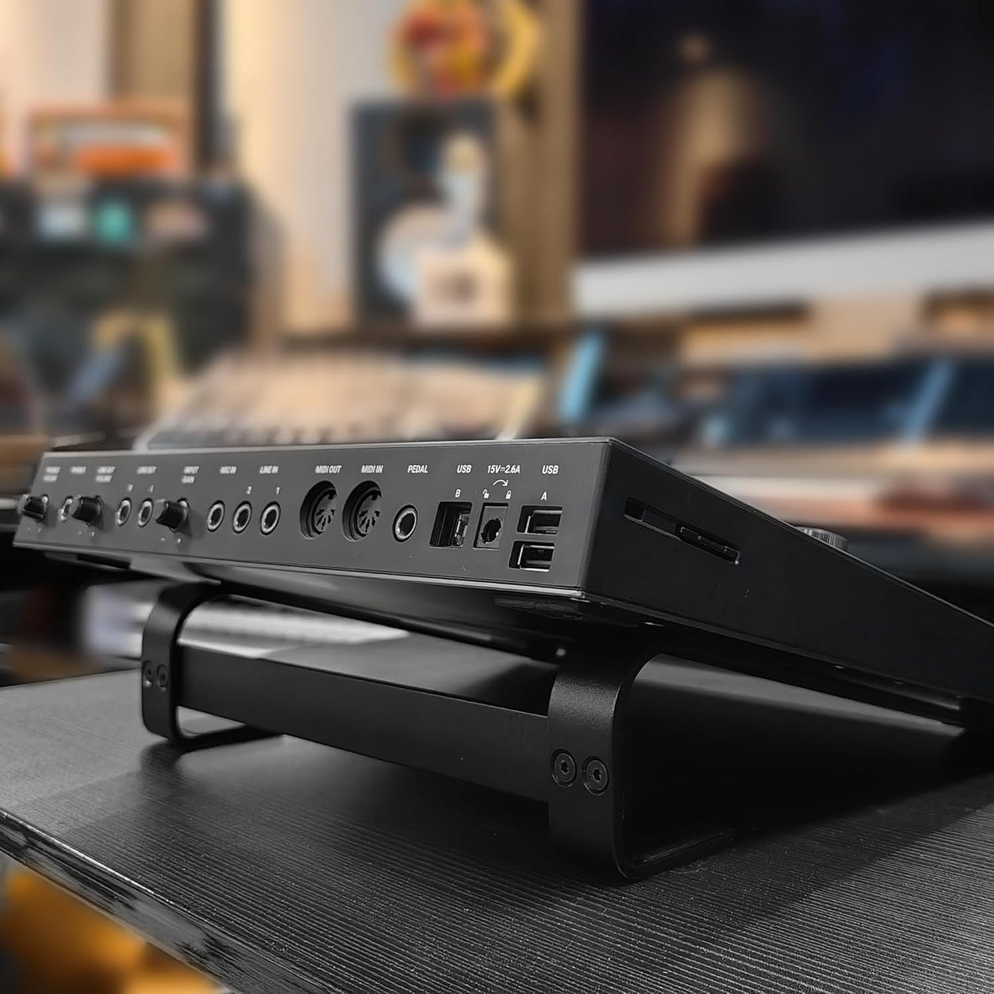 Aluminum Drum Controller Stand Portable Cooling Stand Compatible with NI Maschine Plus MK3/Ableton Push 3