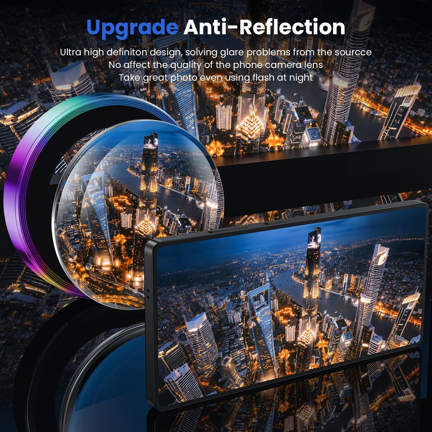 WSKEN for Samsung Galaxy S25 Ultra Camera Lens Protector - Ultra Thin Case Friendly, 9H Shatterproof Tempered Glass with Aluminum Metal Circle Camera Screen Protector Cover Accessories, Colorful