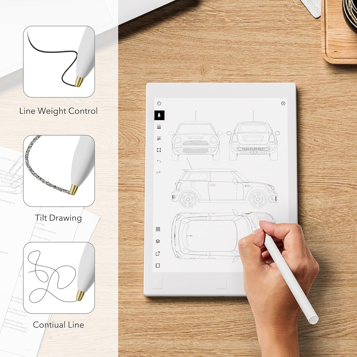 Marker Stylus Tips for Remarkable 2 Pen Tips with Nibs Removal Tool,Metal Replacement Nibs for Remarkable 1/2 Stylus/Marker Plus Pen (4+10+10 PCS-Gold/Sirvel/Black)