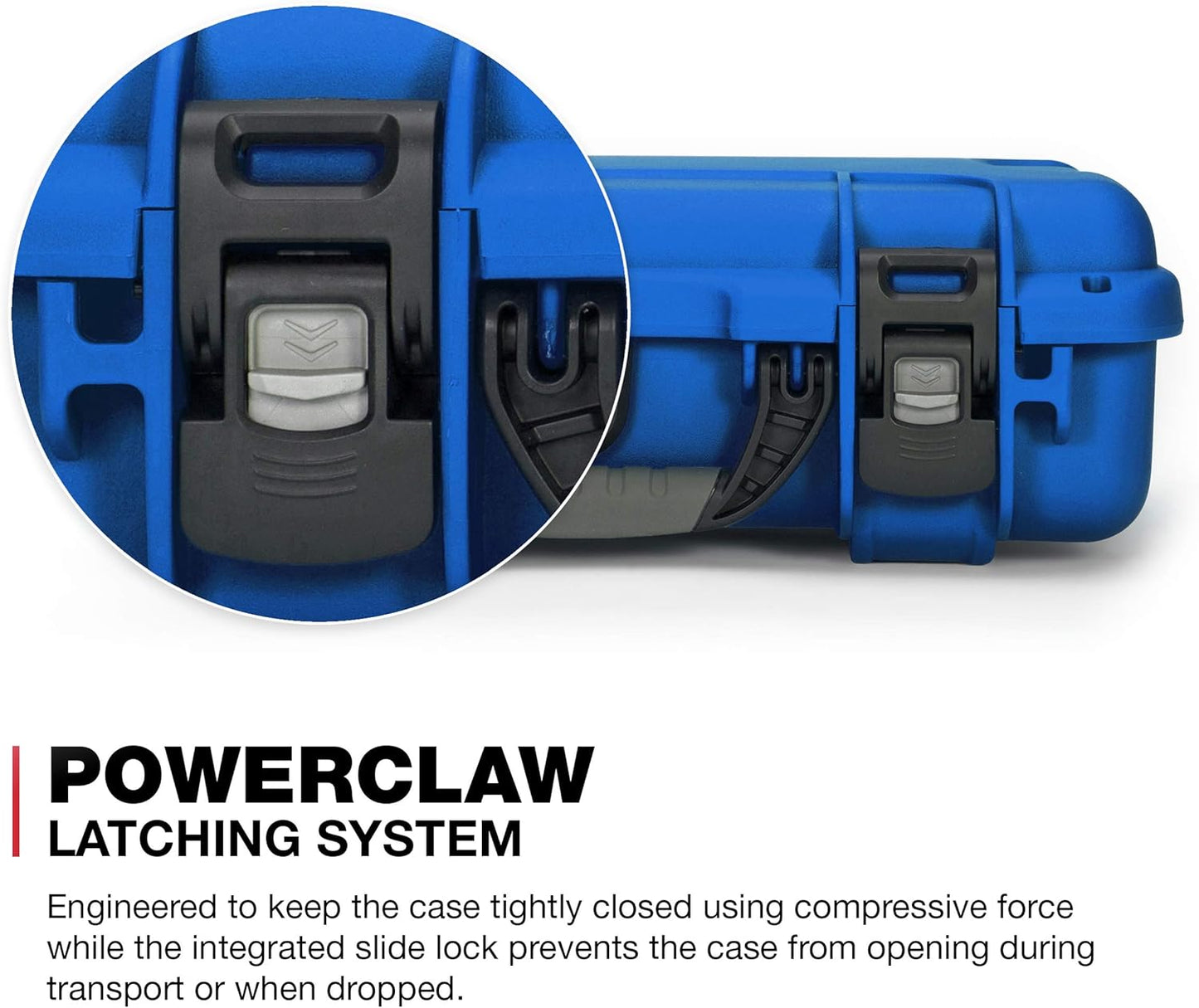 Nanuk 910 Waterproof Hard Case Empty - Blue (910-0008)