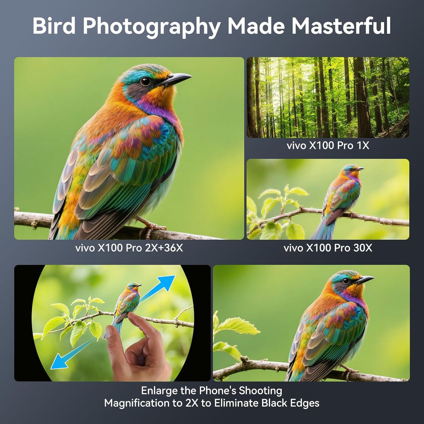 APEXEL 36X HD Telephoto Lens for iPhone/Samsung/Android | High Power Zoom Camera Lens with Tripod Mount, Universal Smartphone