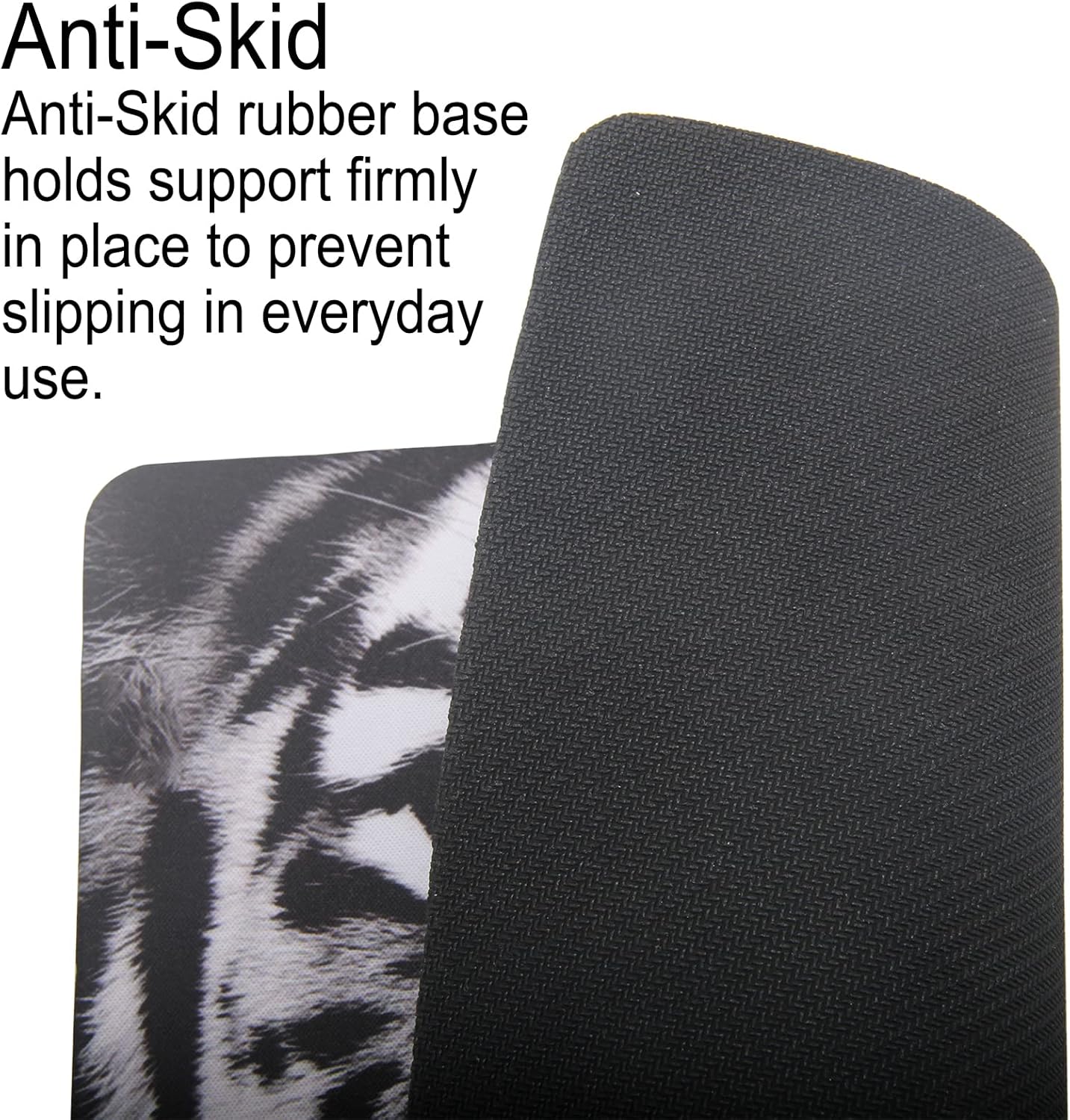 Mouse Pad, Gaming Mouse Pad, Non-Slip Rubber Base Mouse Mat with Designs for Laptop, Computer & Office, 9.5 x 7.9 x 0.12 inches (Tiger face)