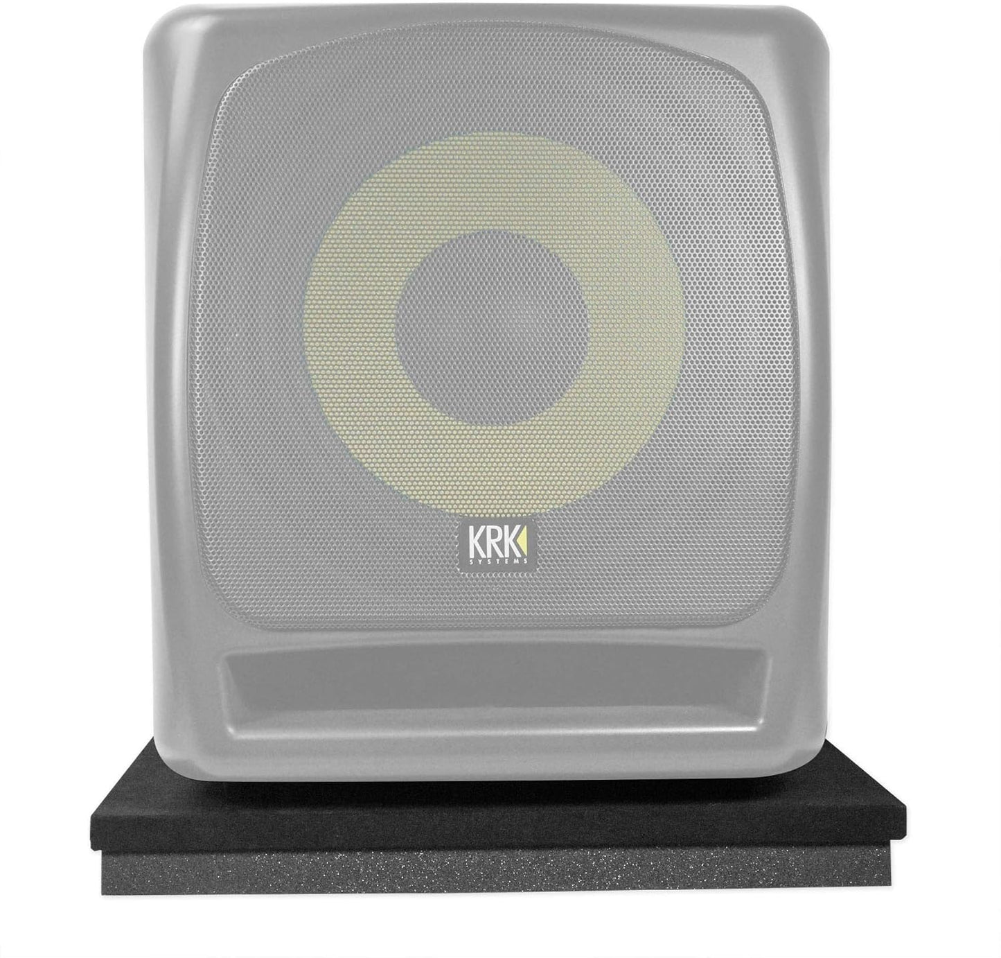 Rockville ISO 10-12 Isolation Platform Acoustic Riser Pad, 19" x 19" x 1.75", High-Density Foam, Vibration Reduction, Scratch Protection, for 10"/12" Subwoofers and Studio Monitors