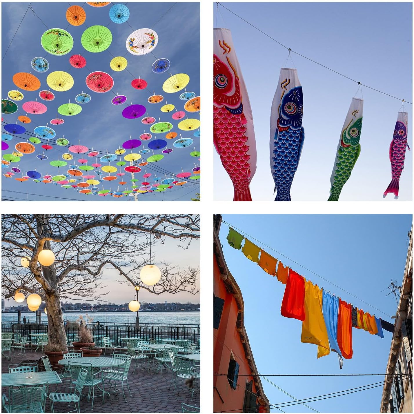 String Lights Hanging Kit,Globe String Lights Suspension Kit,Outdoor Light Guide Wire,Includ 164 FT Nylon-Coated Stainless Steel Wire Rope Cable,Turnbuckle and Hooks,Enough Accessories,Use Manual