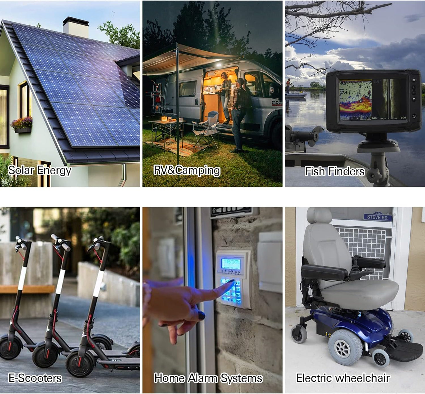 Weize Deep Cycle AGM 12 Volt 100Ah Battery, Maintenance-Free, 3% Self-Discharge Rate, 1150A Max Discharge Current, Perfect for RV, Solar, Trolling Motor, Wind, Marine, Camping and Off-Grid System