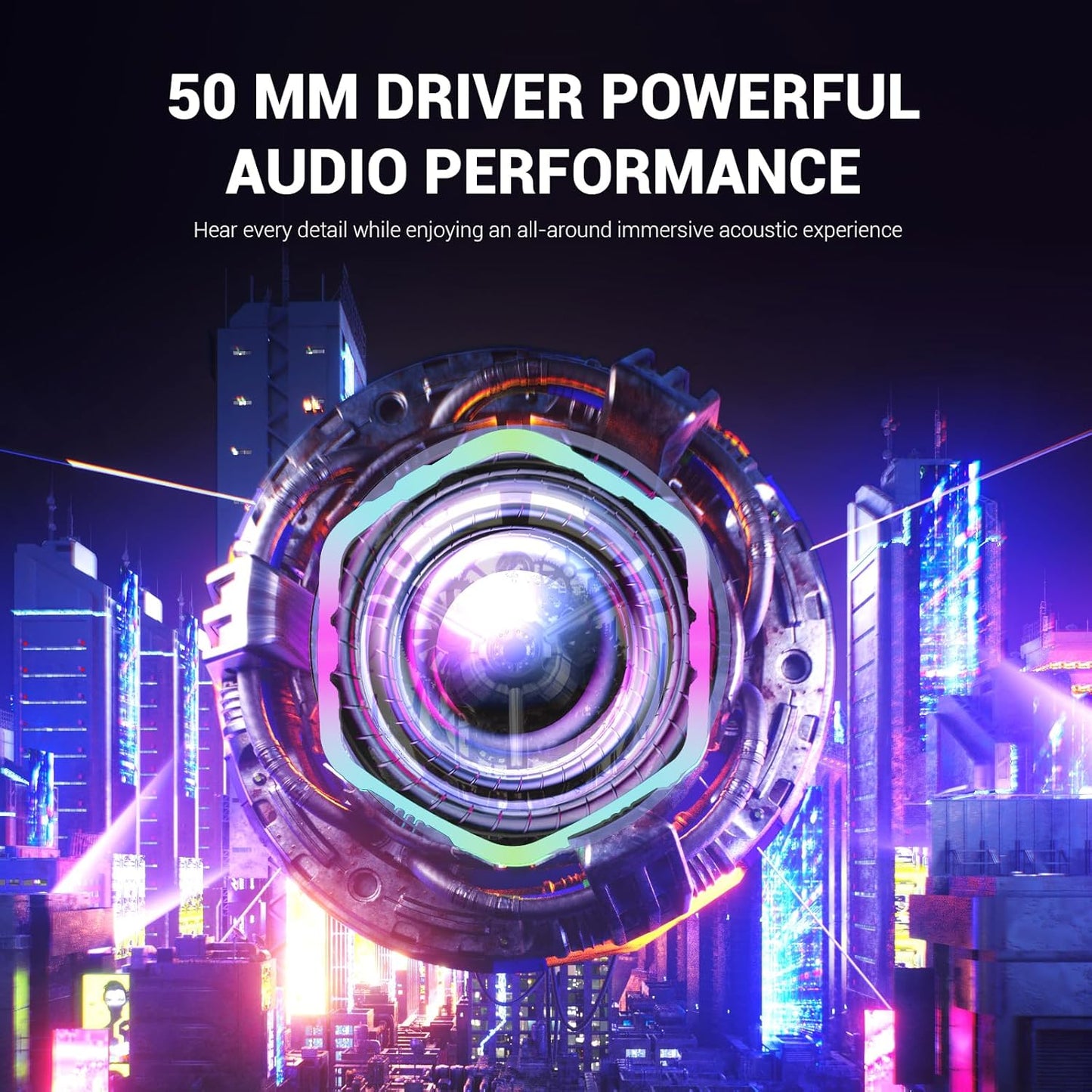 EKSA E1000 V2 Gaming Headset, PC Headset with USB C Plug, Wired Headphones with Noise Canceling Microphone, 7.1 Surround Sound, RGB Light, include USB Adapter for Computer,Mac, PS4/PS5 Console, Laptop