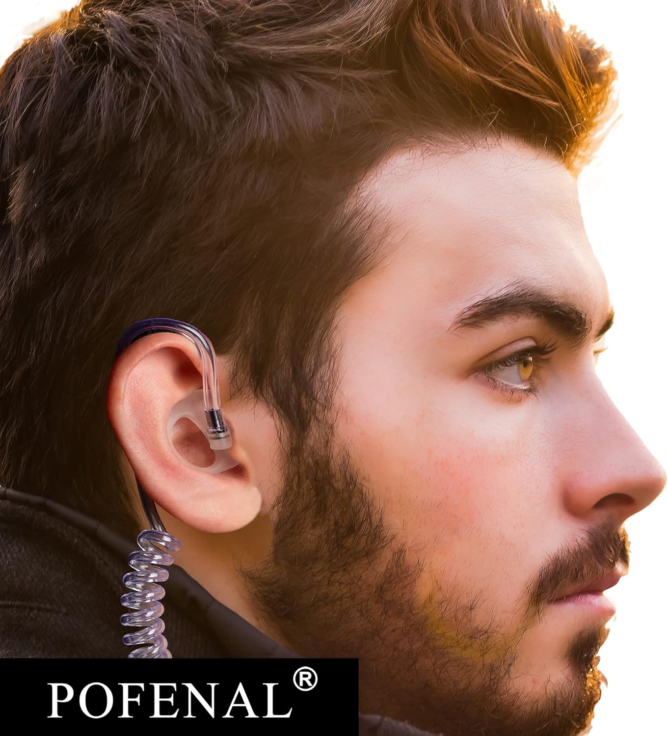 Universal Replacement Insert Silicone Soft Earmold for Baofeng Motorola Kenwood Retevis Midland Two Way Radios Headset (White, 8 Pair, Large_2 Pair; Medium_4 Pair; Small_ 2 Pair)