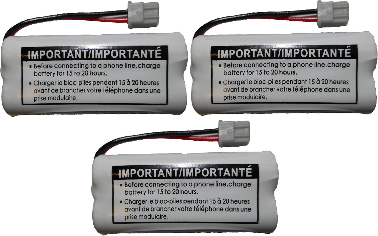 JustGreatDealz HIGH Capacity Rechargeable Replacement Battery BT-1021 BBTG0798001 for Uniden Cordless Handsets (3-Pack)