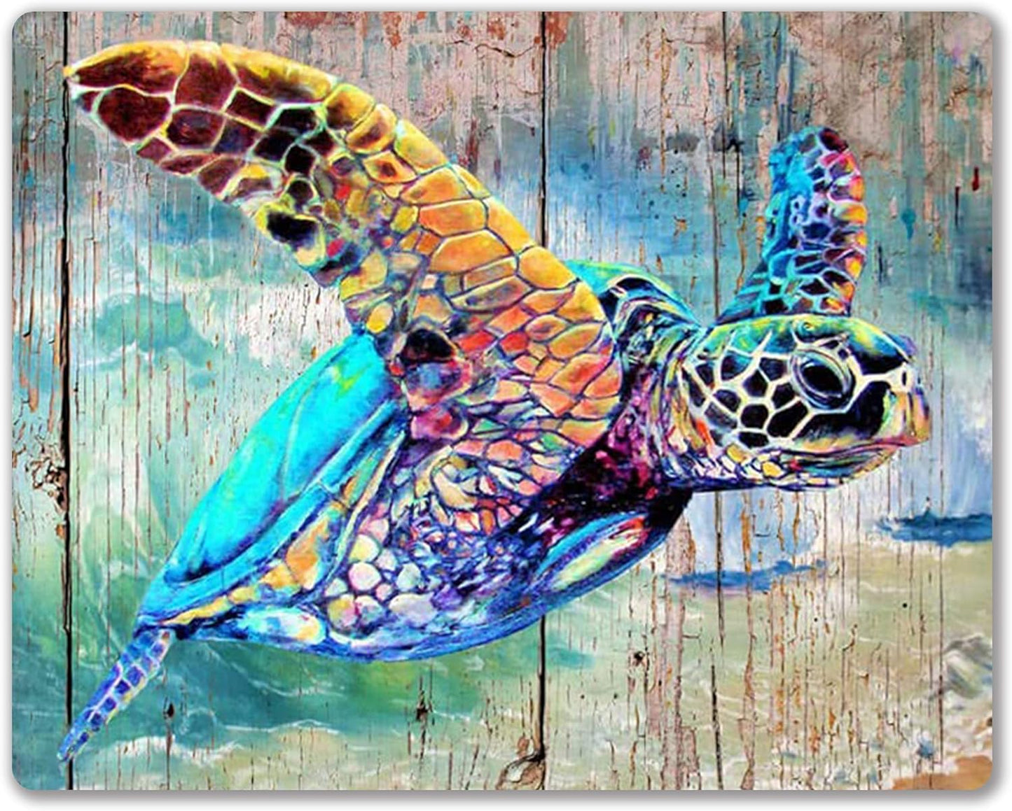 Turtle Mouse pad, Personalized Computer Mousepad, Office Decoration Accessories Gift, Non-Slip Rubber Mouse mat for Laptop