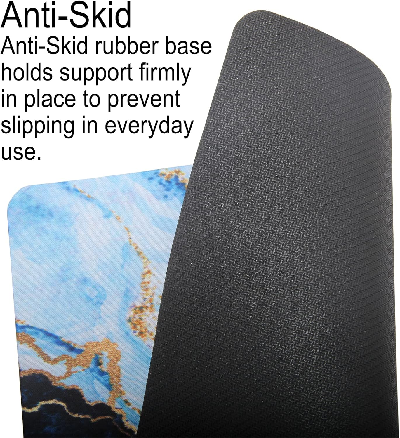 Mouse Pad, Gaming Mouse Pad, Non-Slip Rubber Base Mouse Mat with Designs for Laptop, Computer & Office, 9.5 x 7.9 x 0.12 inches (Marble 5)