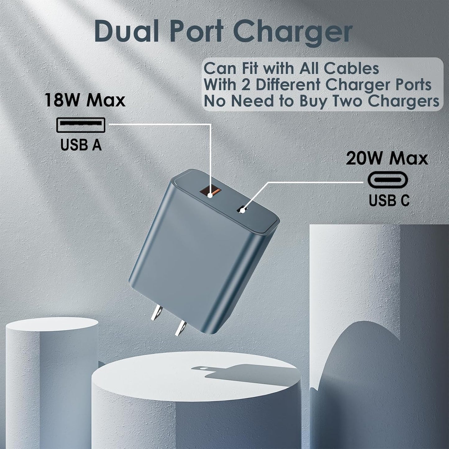 5FT Travel Essentials for Apple Watch Charger 3 in 2 Multi Fast Charging Cable USB C/A PD20W Charger Block Compatible with iWatch Ultra/SE/10/9/8/7/6/5/4/3/2/1,iPhone16/15/14/13/Galaxy S24