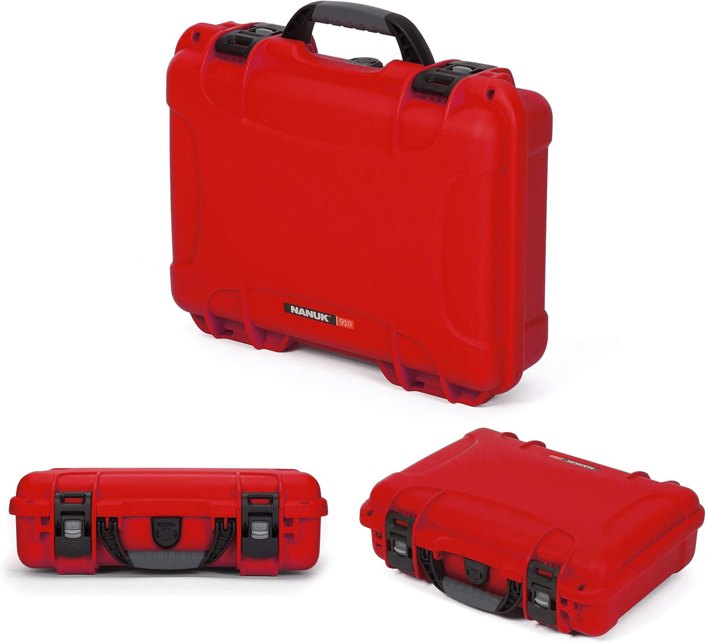 Nanuk 910 Waterproof Hard Case Empty - Red (910-0009)