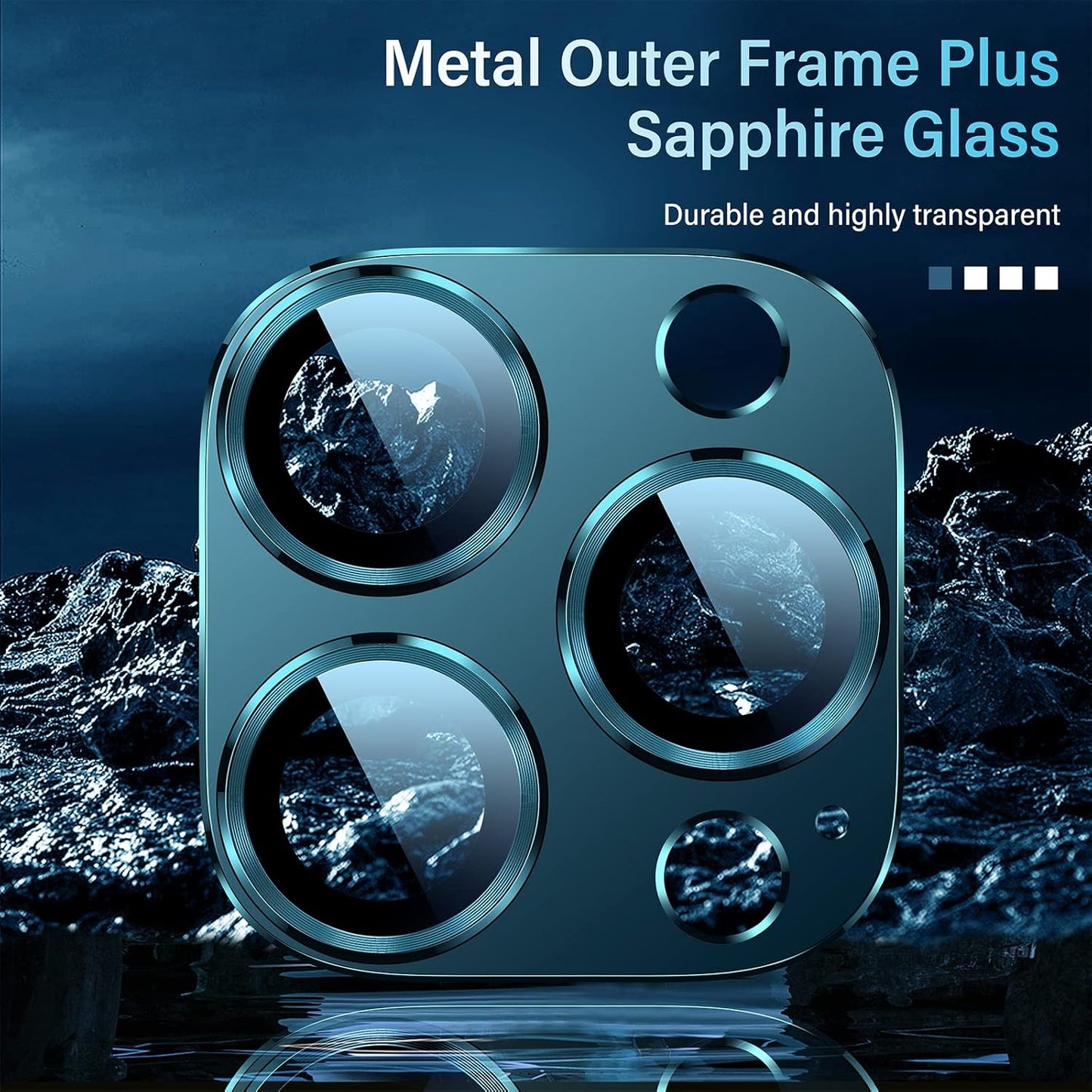 Uyiton Tempered Glass Screen Protector for iPhone 12 Pro Max, 9H Hardness, Scratch Resistant, Easy Installation, Protects Camera Lens