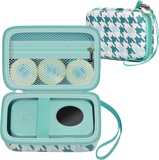 Labels Printer Case Compatible with COLORWING D30 Bluetooth Wireless Portable Labeling Printer Also for Phomemo D30 D35 for Memoking Mini Thermal Printing Sticker Storage Holder