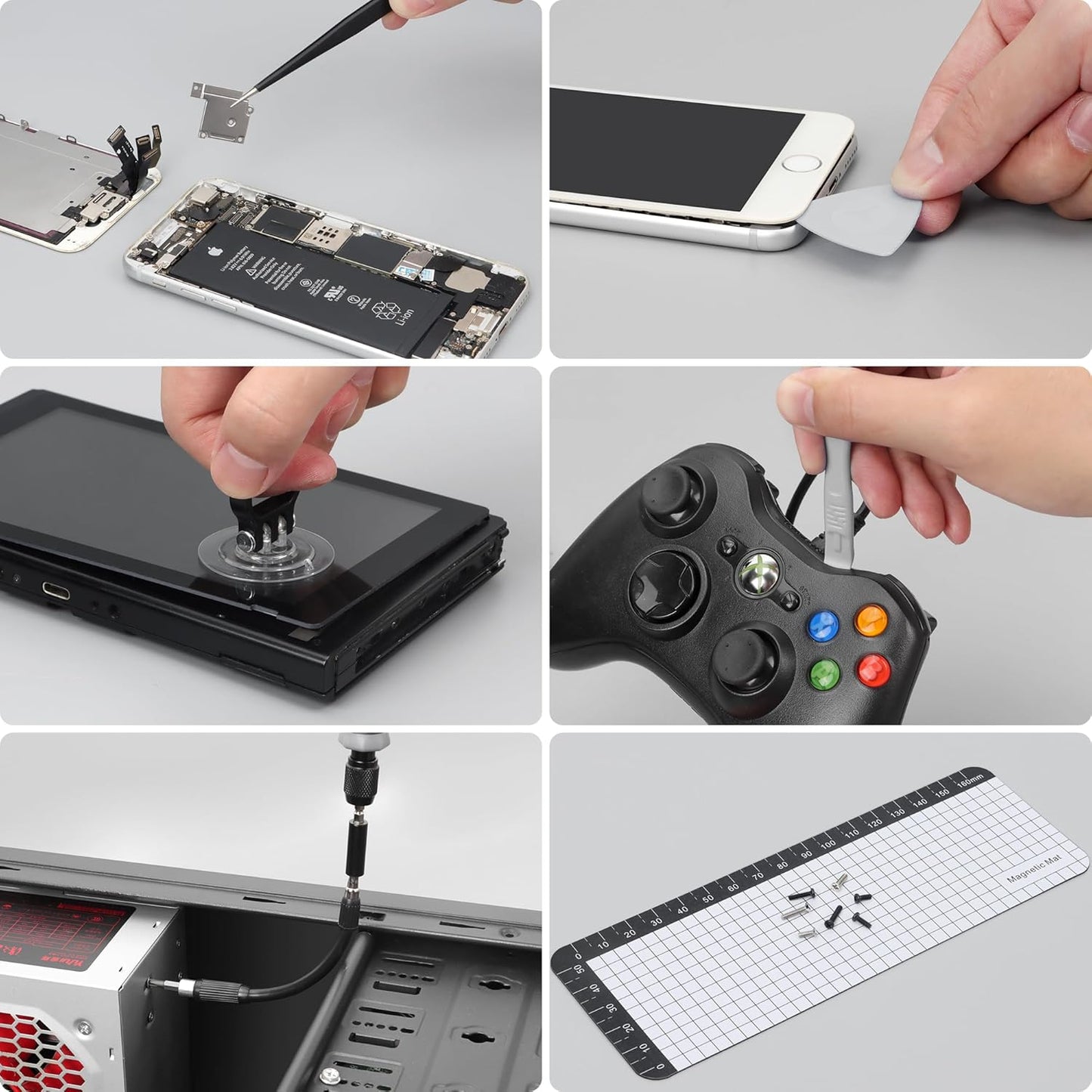 STREBITO Precision Screwdriver Set 153 in 1 Small Screwdriver Set with Case, Magnetic Screwdriver Electronic Toolkit - PC, Laptop, Cell Phone, Macbook, Game Controller, RC & Computer Repair Tool Kit