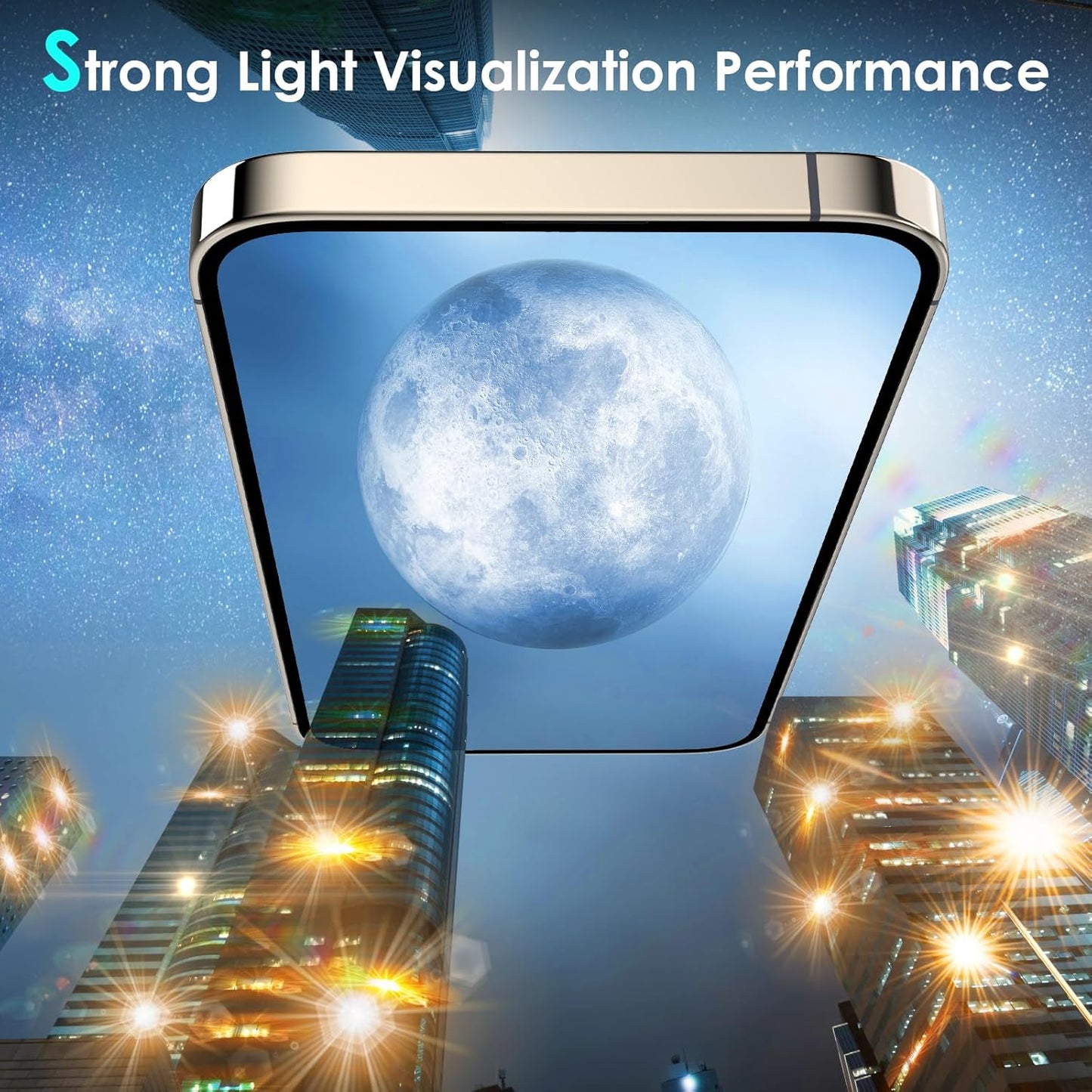 YWXTW Camera Lens Protector for iPhone 15 Pro/iPhone 15 Pro Max, [1 Step Installation Tray] HD Clear Individual Camera Cover Tempered Glass Screen Protector Accessories, Case Friendly(Clear)