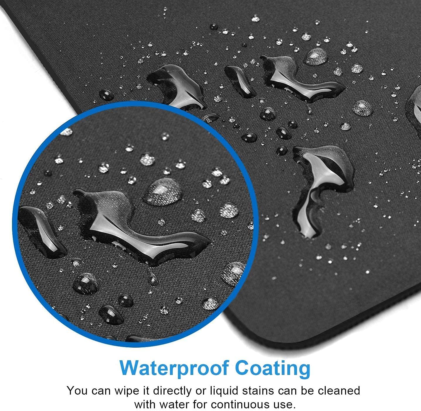 Blue Butterfly Mouse Pad Non-Slip Rubber Base Gaming MousePads for Computers Laptop Office,Cute Mouse Pads with Designs for Women,9.5"x7.9"x0.12"(240mm x 200mm x 3mm)