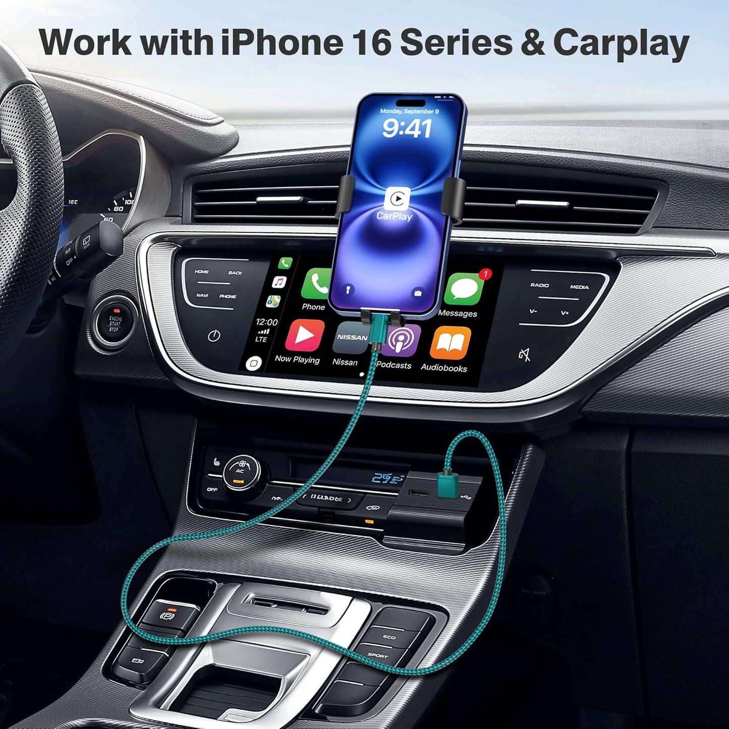 Elebase USB C Car Charger Cable 3 Pack 1.5/3.3/6.6FT,USBC Charging Cord for iPhone 15 16 Max Samsung Galaxy S8 S9 S20 S21 S22 S23 S24 Note 10 20,Moto Play Power G Pro Fast Stylus,Motorola Edge One 5G