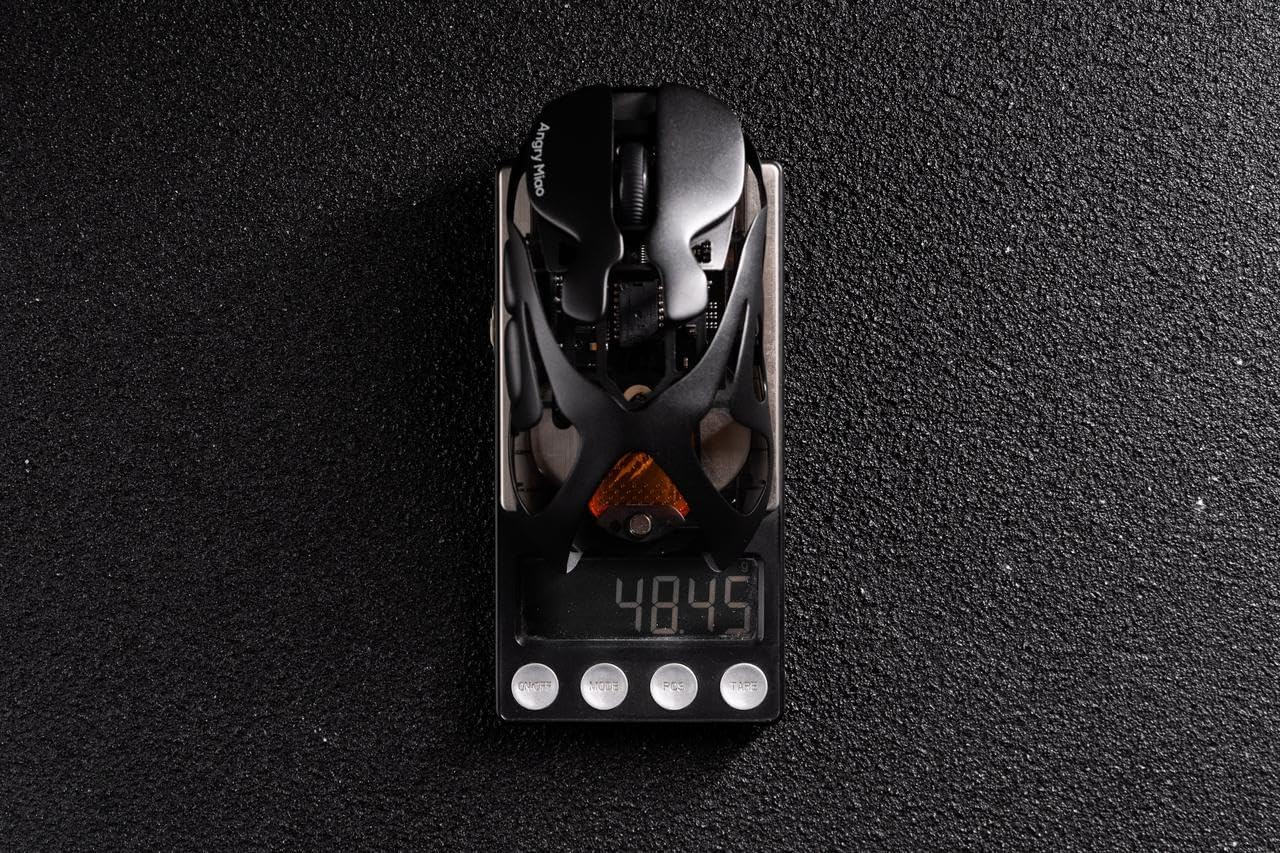 AM Infinity Gaming Wireless Mouse, 49g Metal Ultralight Hollow Design, 30000 DPI PAW3950 Sensor, Dual 8K Polling, Hot-Swappable Battery, DIY RGB Lighting – 2.4G/Bluetooth/Wired Gaming Computer Mouse