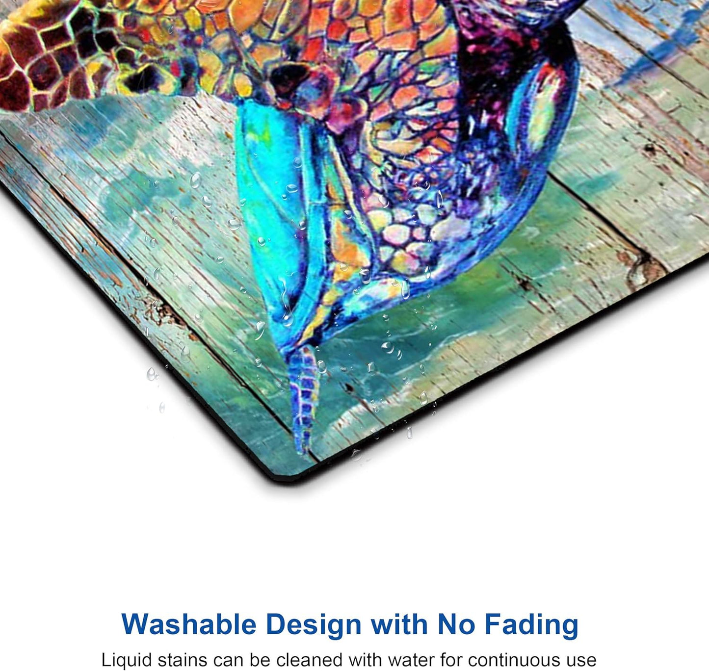 Turtle Mouse pad, Personalized Computer Mousepad, Office Decoration Accessories Gift, Non-Slip Rubber Mouse mat for Laptop