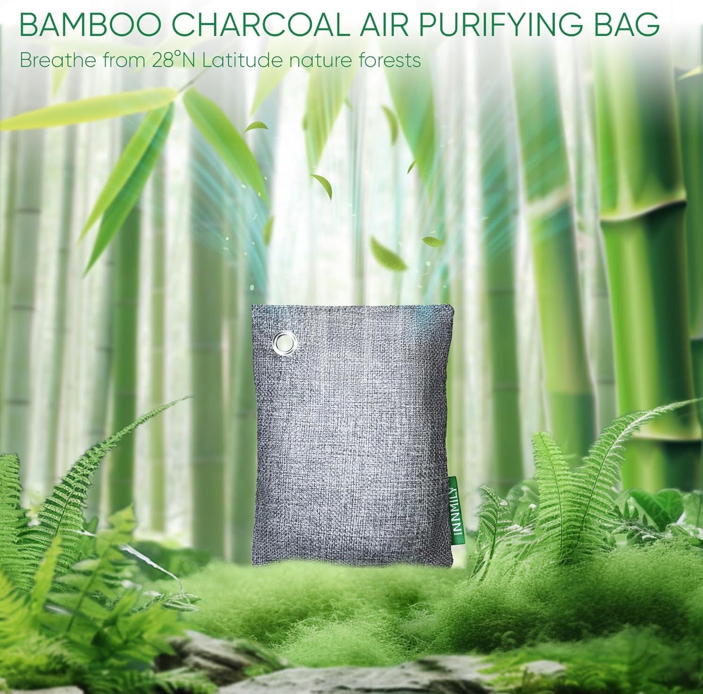 Activated Charcoal Odor Absorber, Odor Eliminator for Strong Odor,Bamboo Charcoal Air Purifying Bags for Home Car Closet Pet, Smoke Room Deodorizer (12 Packs, Unscented)