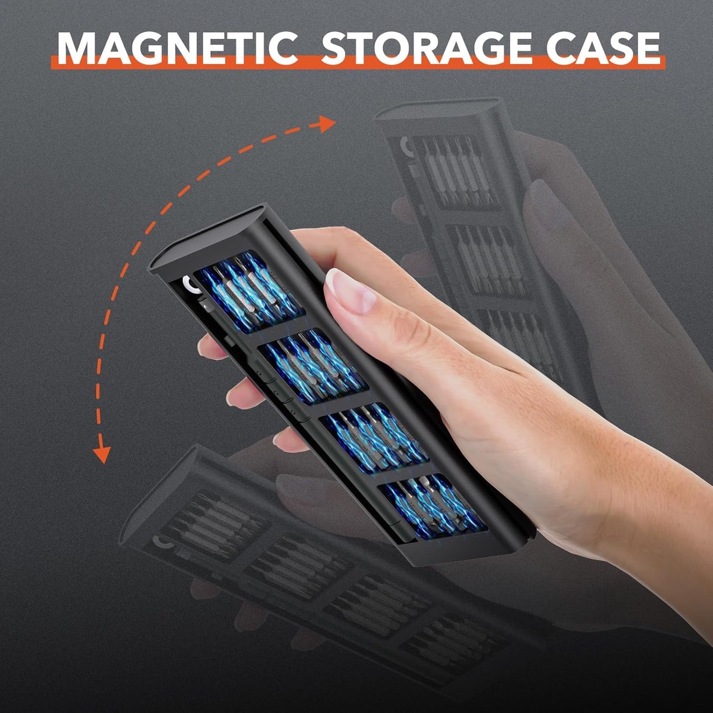 JOREST 52-IN-1 Precision Screwdriver Set, Mini Repair Tool Kit with Torx for Macbook, Computer, Laptop, iPhone, PS5, Xbox, Switch, Glasses, Watch, Ring Doorbell, Electronic, Small Gift Gadget for Men