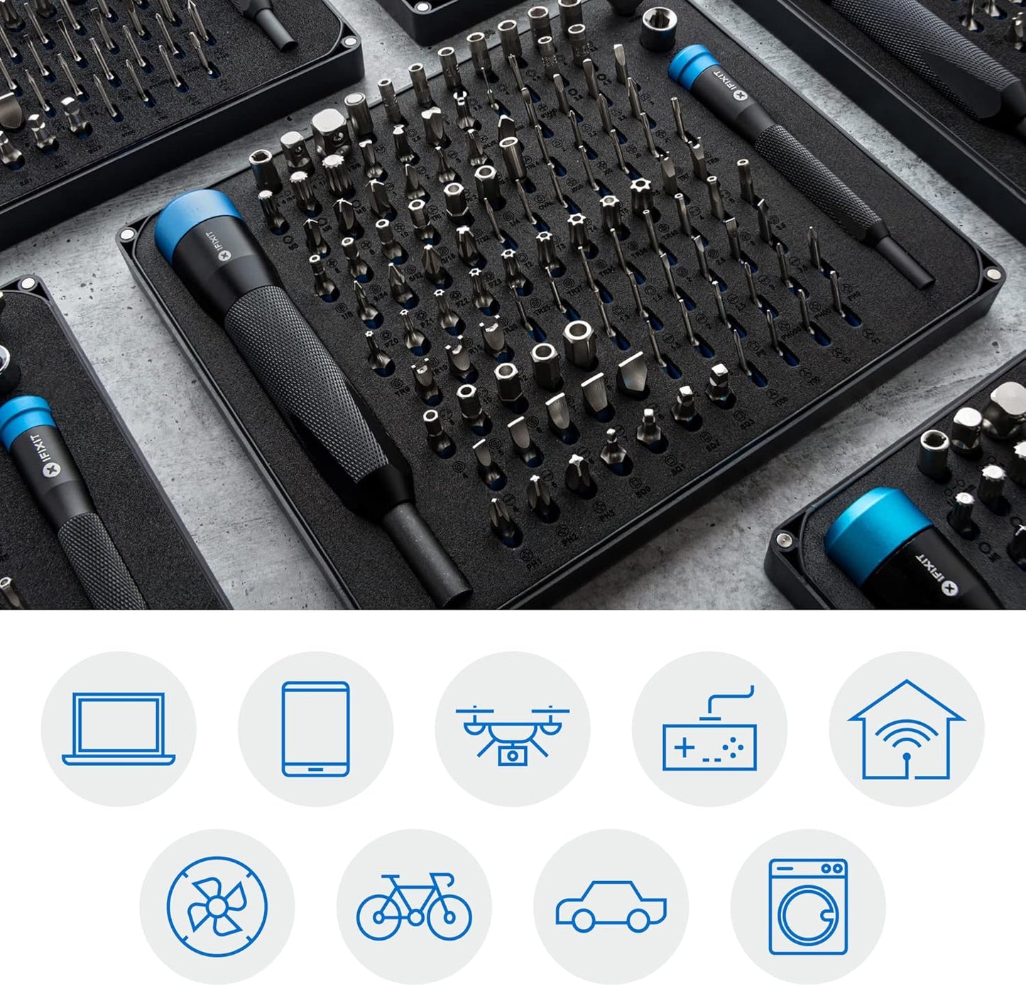 iFixit Manta Driver Kit - Household, PC, Phone, Electronics Bit Set