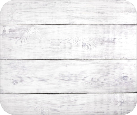 White Wood Decorative Colorful Mouse Pad Mat Mousepad for Desk Computer Laptop PC Gaming Home or Office Gift (White Wood MP67)