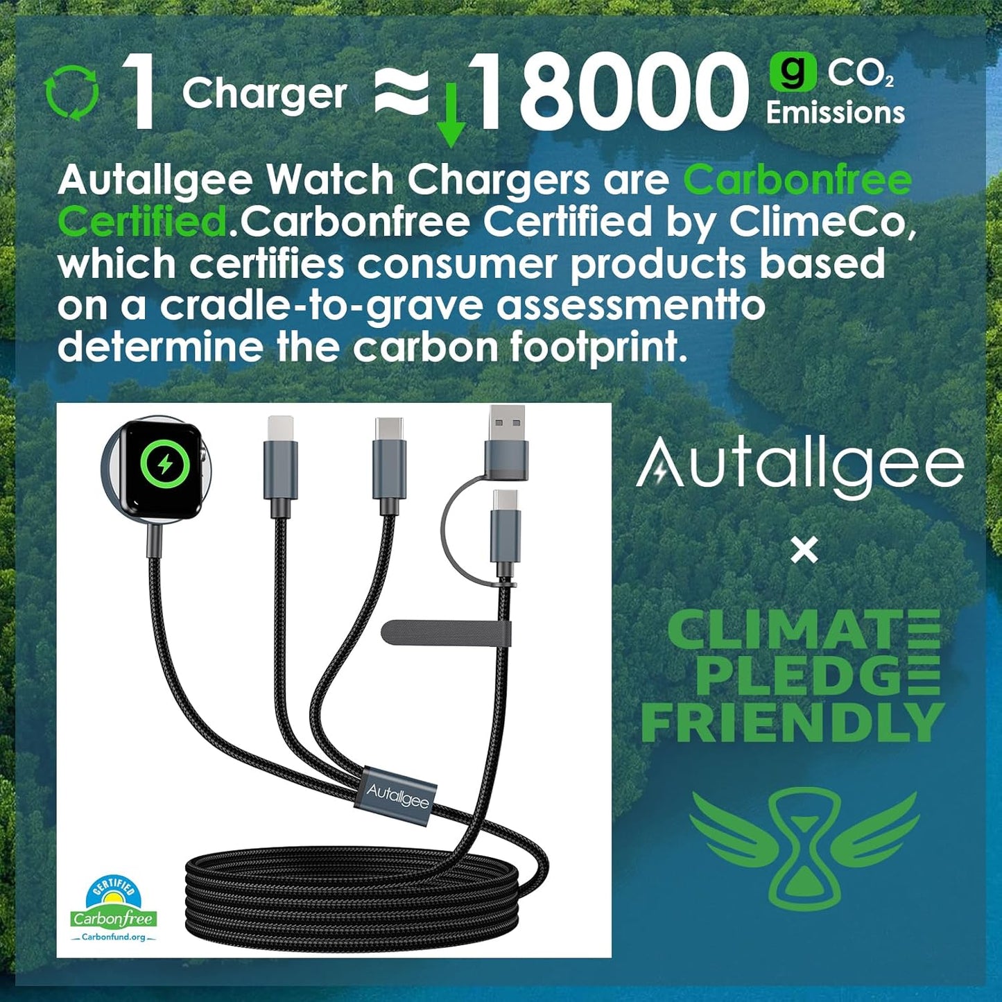 Travel Essentials for Apple Watch Charger,3 in 2 USB C Cable for Multi Charging Cable Cord,Camping Essentials Portable Designed for iWatch &Phone 16-12-4FT ﻿