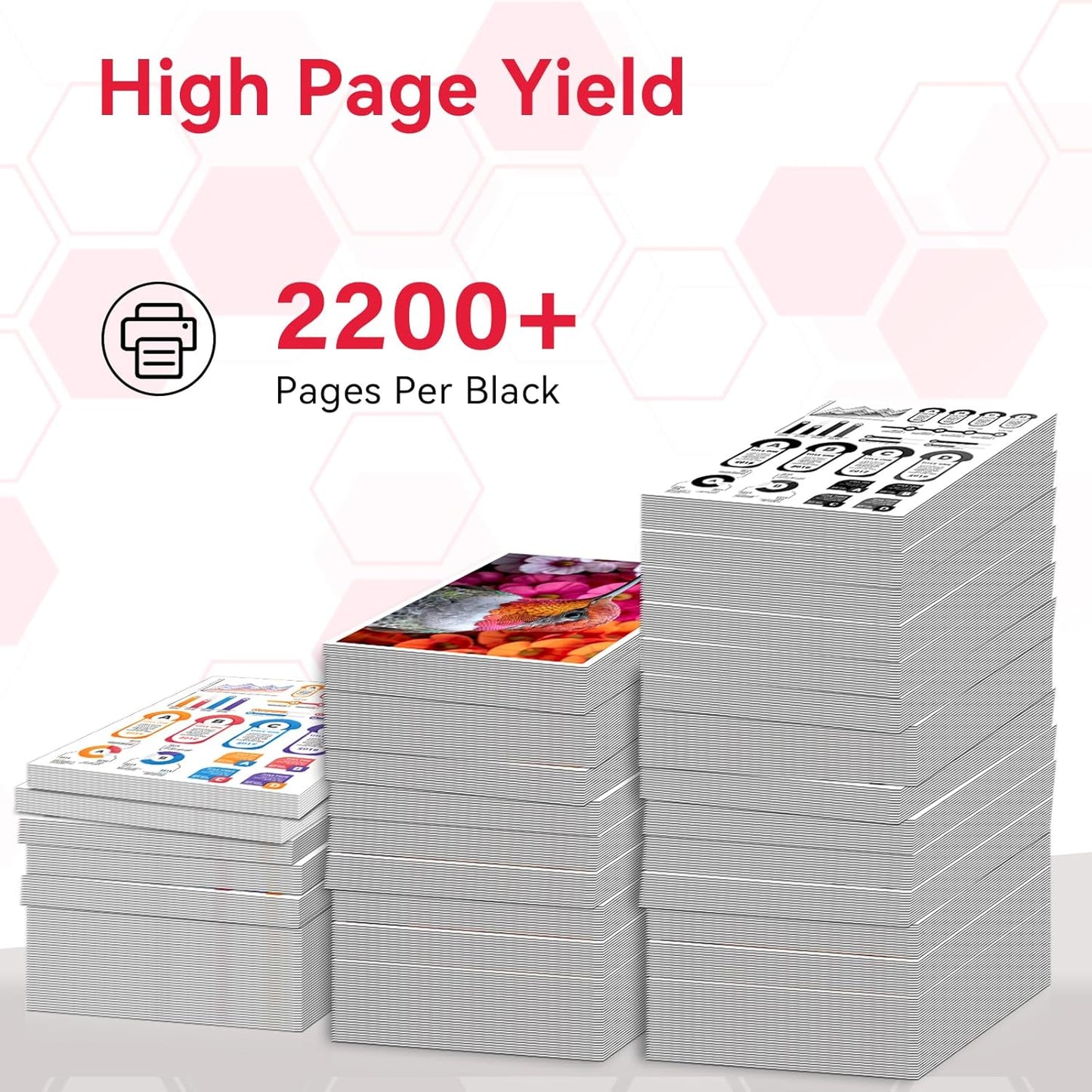 LEMERO 137 Black Toner Cartridge Compatible Replacement for Canon 137 CRG-137 Black Toner for ImageClass D570 MF236n MF232w MF216n LBP151dw Printer (137 Black-4 Pack)