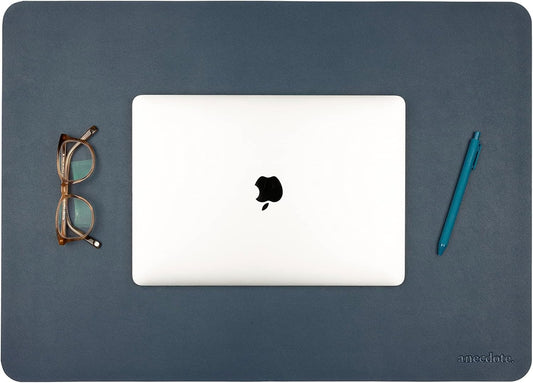ANECDOTE Vegan Leather Desk Pad - 23.6"x17" Desk Mat for Your Office. This Quality Large Mouse Pad has Chic Elegance, Professional Look & Satisfying Touch - The Perfect Leather Mouse Pad for You!