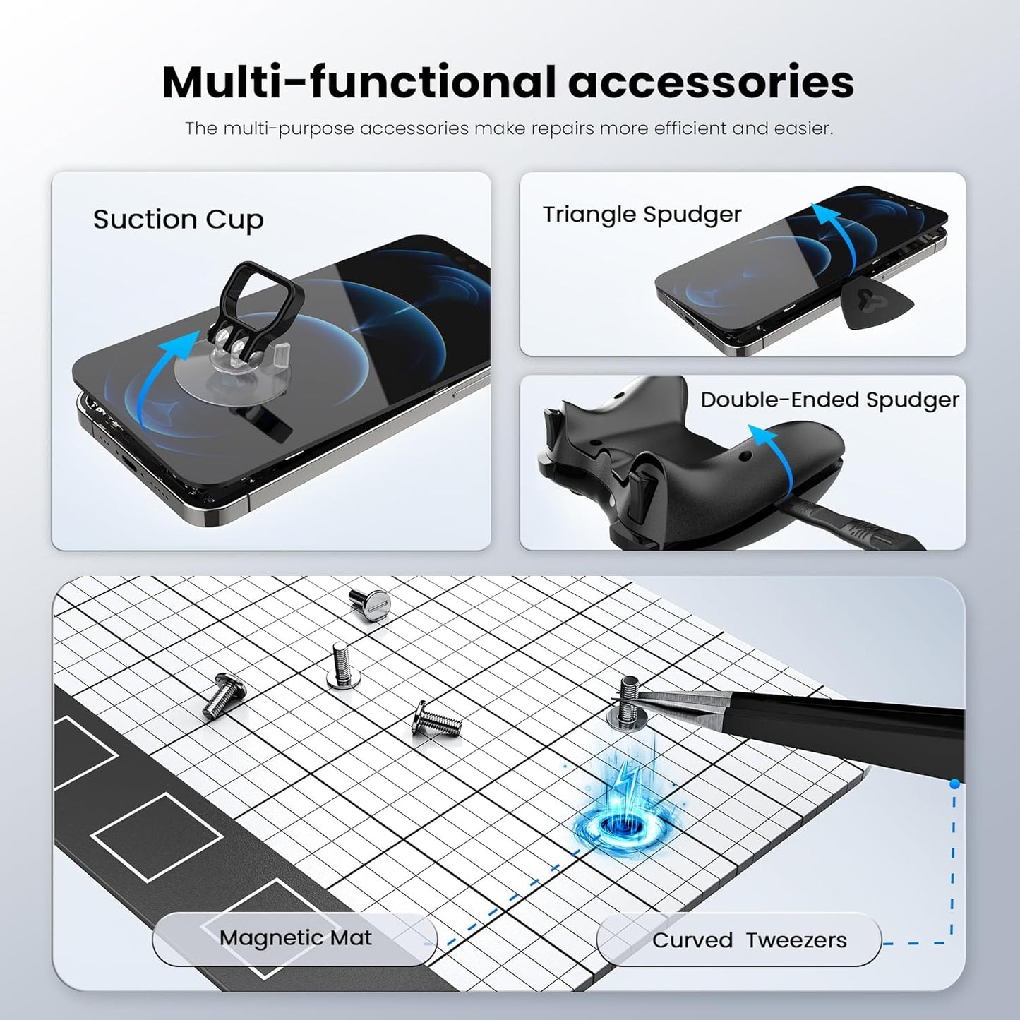 JOREST 152 in 1 Precision Screwdriver Set, Tool Gifts for Men, Magnetic Tool Kit with Torx Triwing Bits, Repair for Electronics,Macbook, Laptop, PC, RC, PS5, iphone,Jewelers, XBOX, Glasses