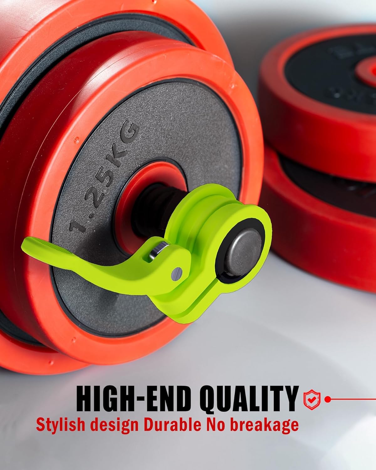 Narrow Barbell Clips 2.5cm Width for Olympic Bars, 0.9-1.18inch Adjustable Weight Clamps, Quick Release Locking Collars for Weightlifting