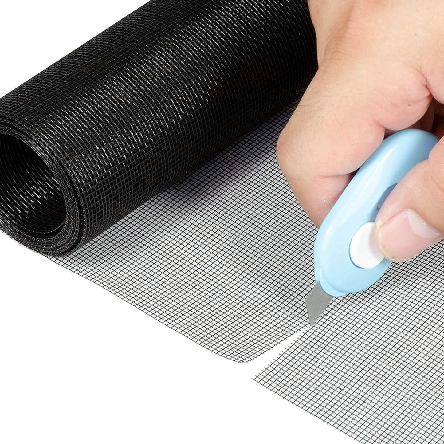 Window Screen Repair Kit - 59" x 106" Screen Door Replacement Fiberglass Screen Mesh with All Screen Tools for Sliding Door and Patio Screen Door Replacement, TOOLTRIZ