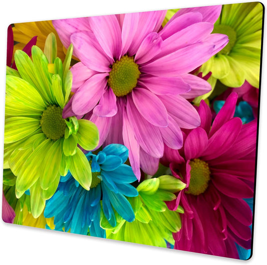 Watercolor Flower Mousepad Computer Mouse pad with Design Personalized Mouse pad for Laptop Computer Office Decoration Accessories Gift