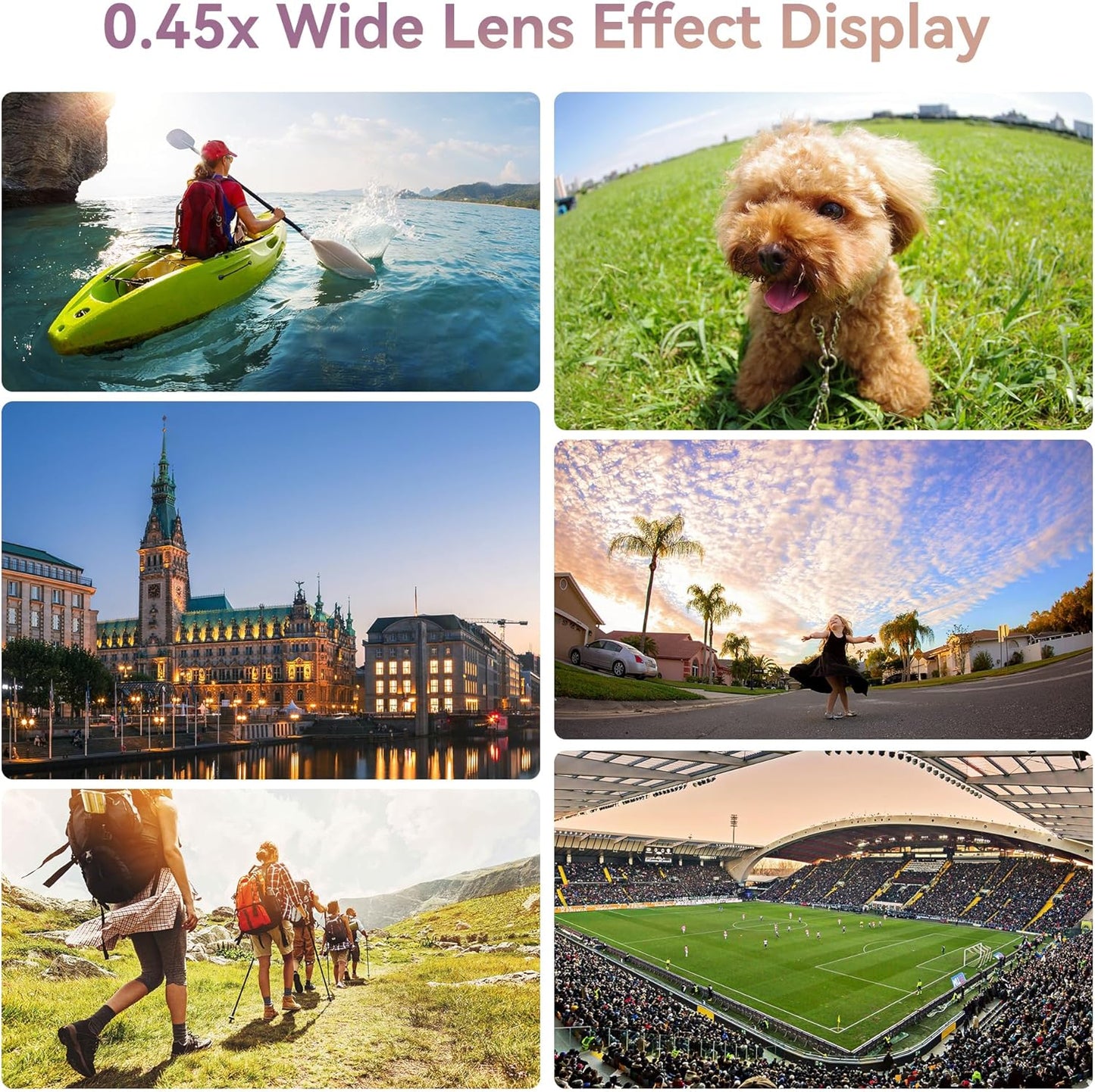 MIAO LAB 2-in-1 Phone Camera Lens Kit, 12.5X Macro + 0.45X Wide Angle (140°) Cell Phone Clip-on Lens for iPhone/Android, Includes Travel Bag