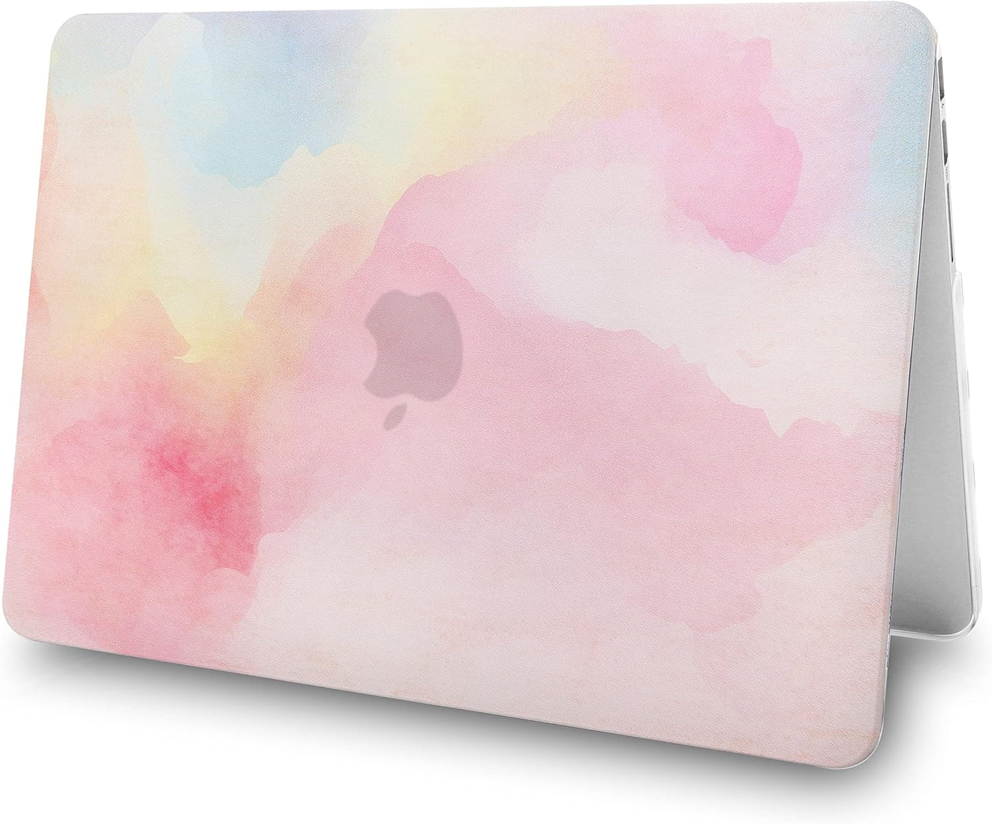 KECC Compatible with MacBook Pro 13 inch Case 2020-2025, 2016-2019 Release M2 M1 A2338 A2289 A2251 A2159 A1989 A1706 A1708 Plastic Hard Shell + Keyboard Cover + Sleeve, Pink Mist