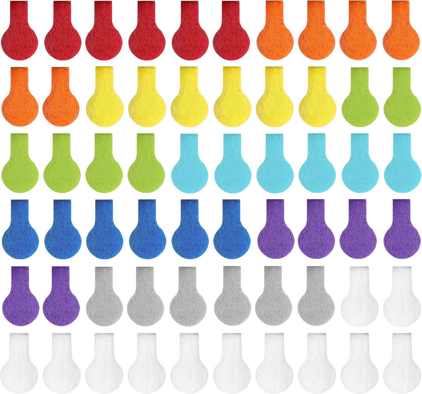 Wrap-It Storage - Mini Multi-Color Cable Labels (60 Pack) - Colorful Charger & Wire Labeler