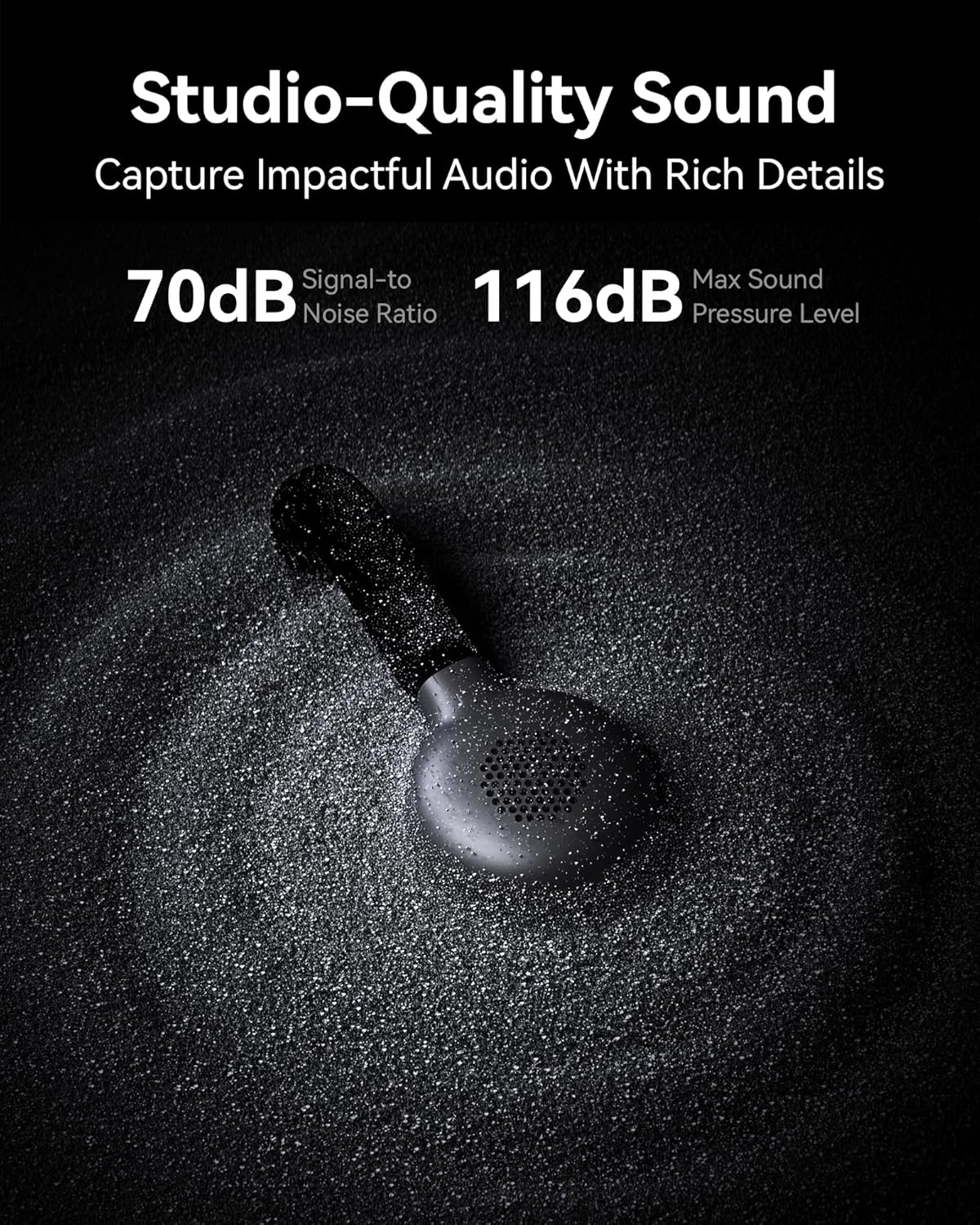 Hollyland Lark M2S Mini Combo (Camera RX+Type-C RX) Wireless Microphone for Camera/iPhone/Android/Laptop, 7g Lightweight, Titanium Clip, 300m Range, Content Creators, Online-Teaching, Streaming