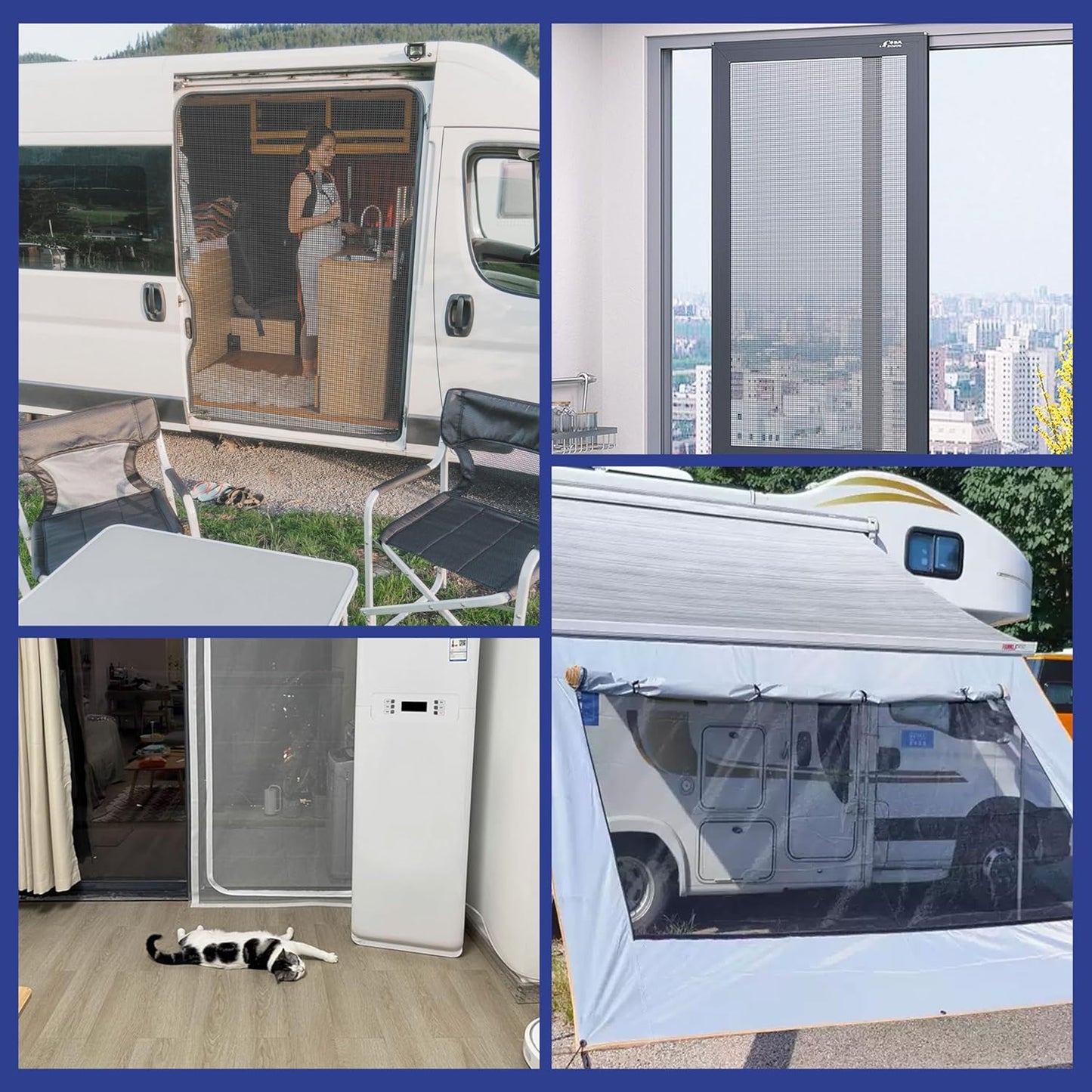 KING MOUNTAIN Black Window Screen Repair Tape,3inX15FT Heavy Duty Screen Repair Kit for Window Screen and Screen Door Tears Holes,Strong Adhesive & Waterproof Window Screen Patch, Weather Resistant