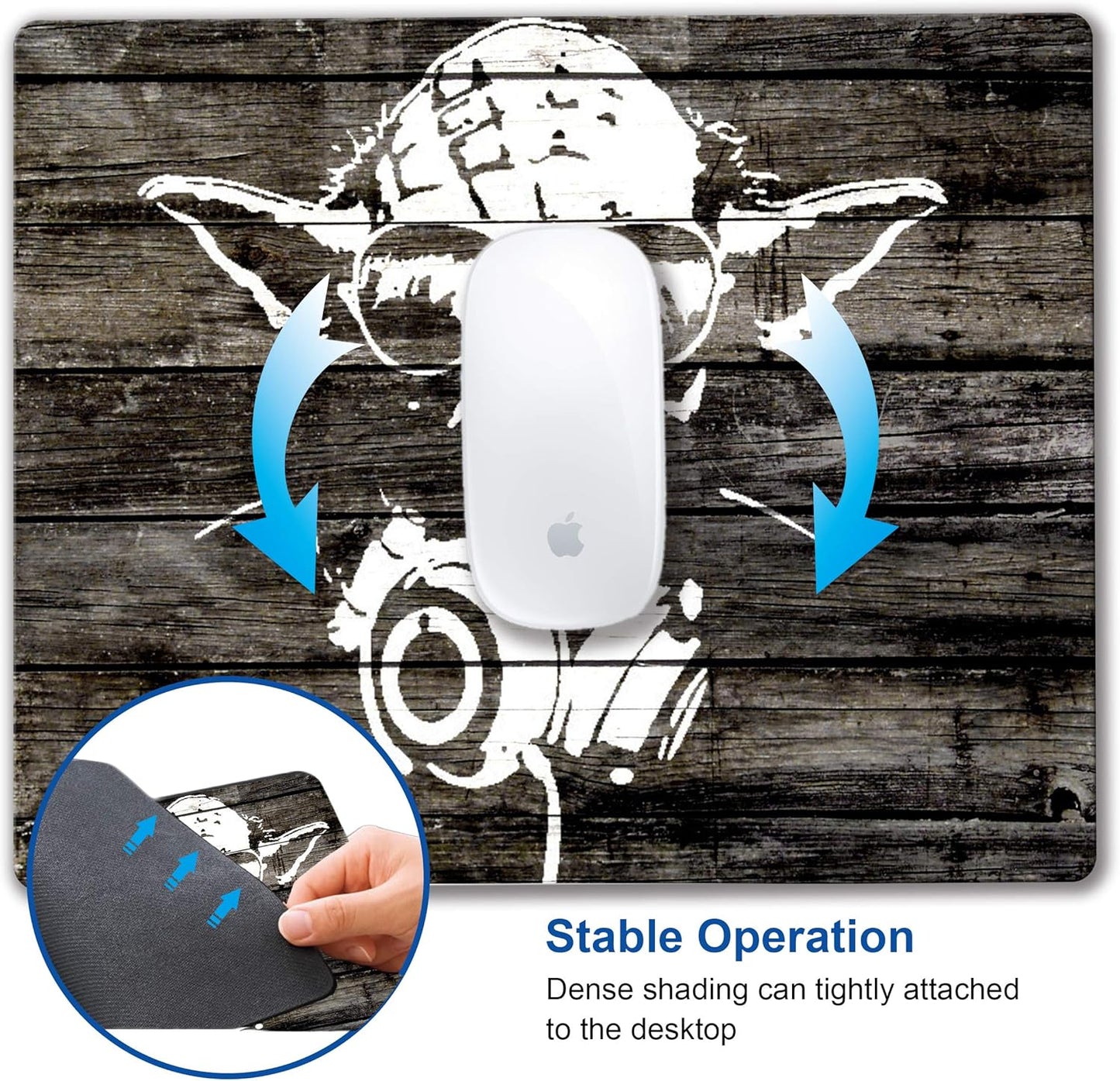 Retro Anime Mousepad Computer Mouse pad with Design Personalized Mouse pad for Laptop Computer Office Decoration Accessories Gift